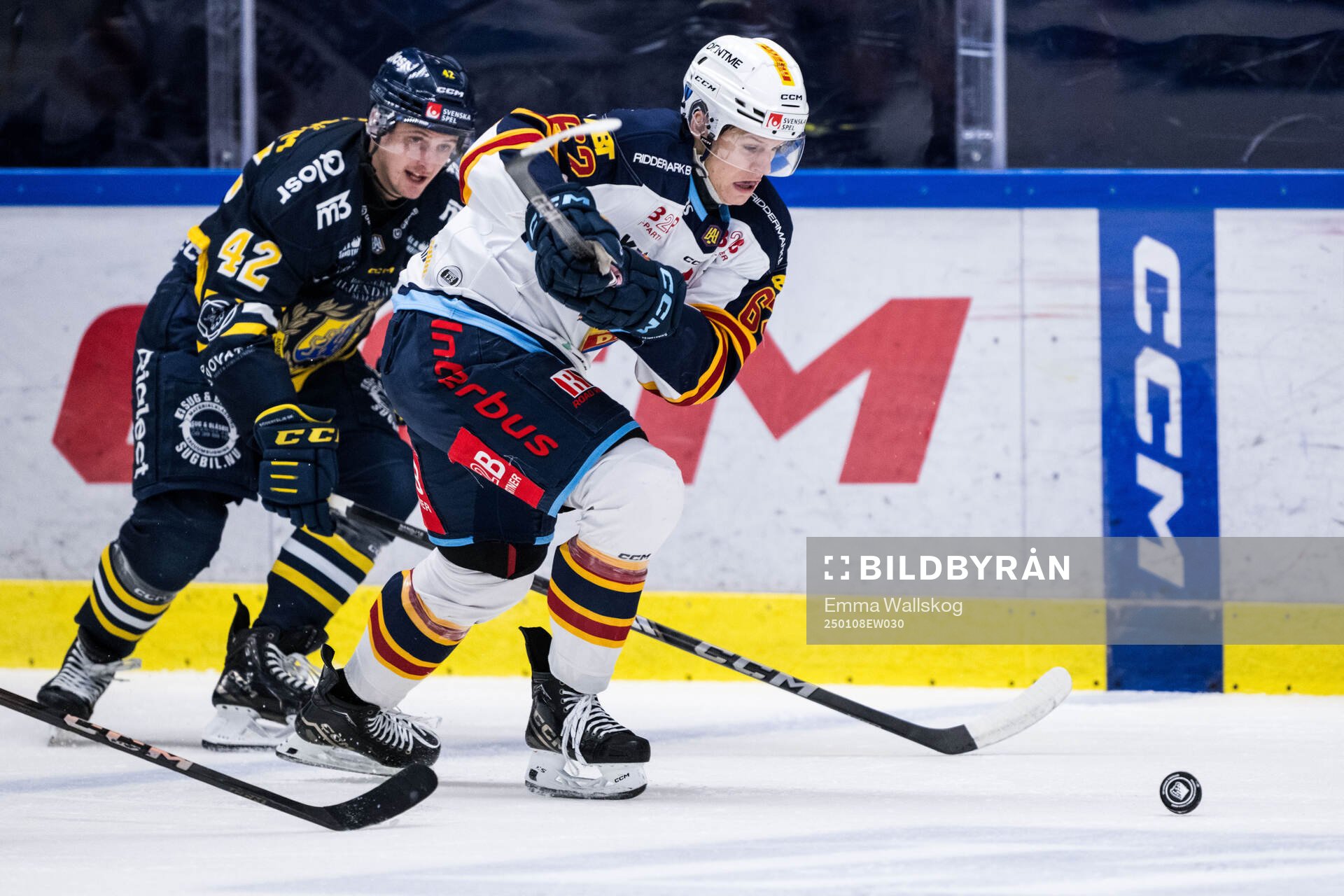 Södertäljes Ludvig Hedström och Djurgårdens Hampus