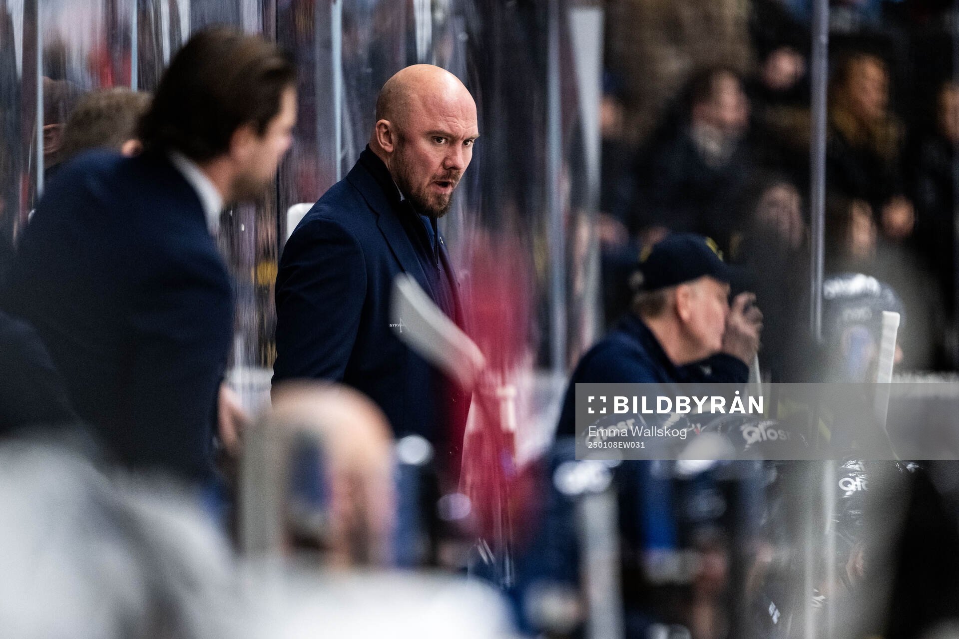 Södertäljes assisterande tränare Nicklas Grossman