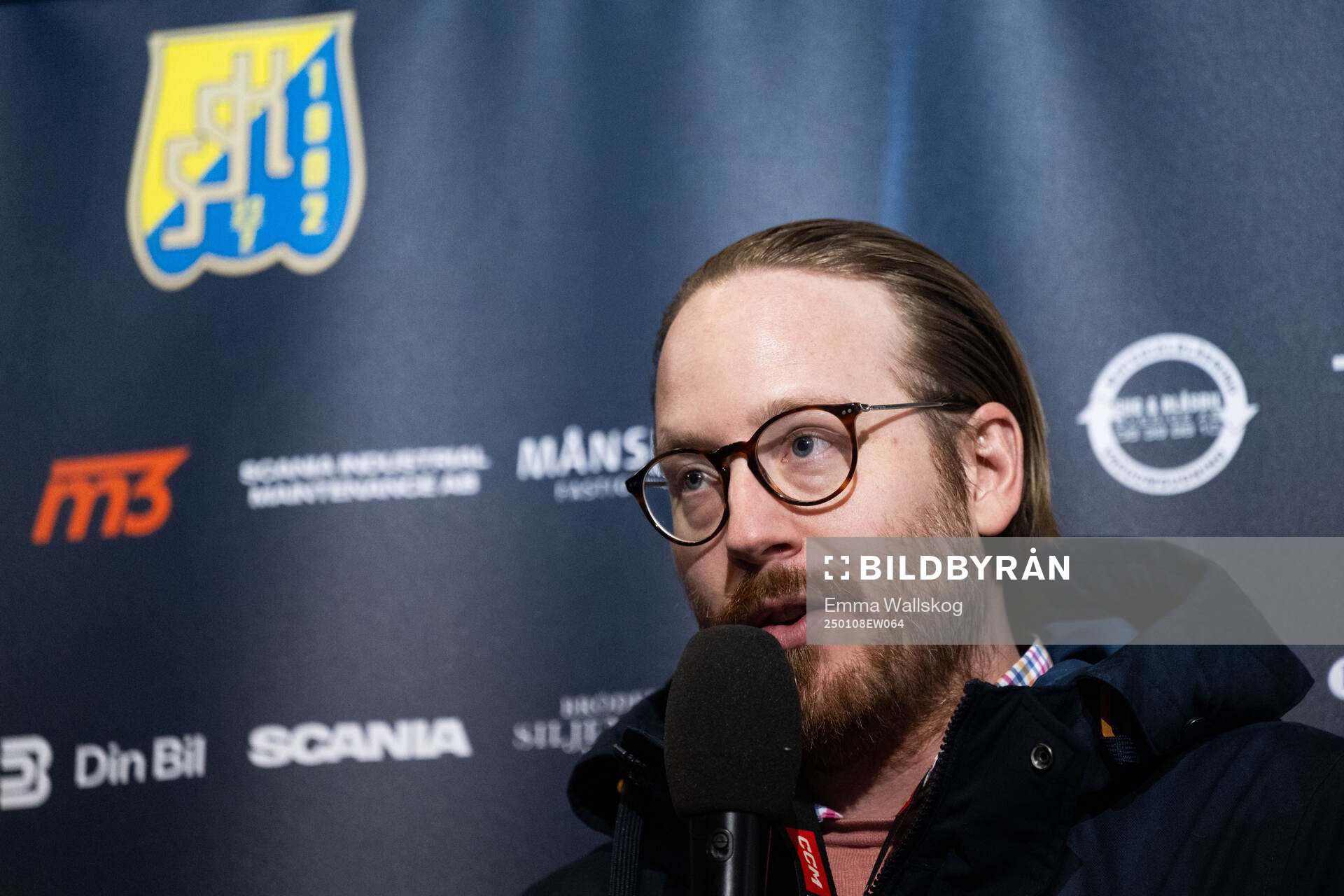 Södertäljes sportchef Emil Georgsson