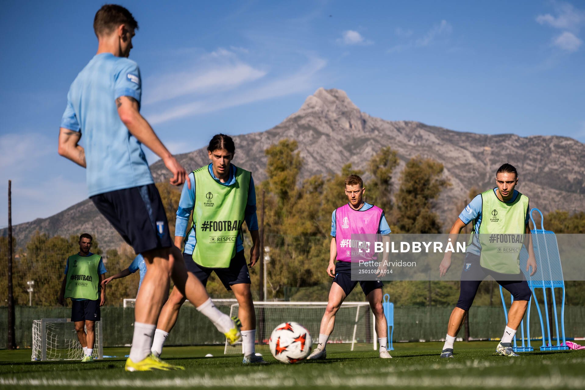 Malmö FFs Gentian Lajqi, Anders Christiansen och Elison