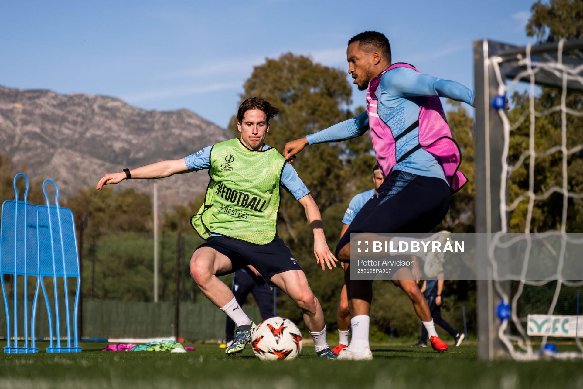 Malmö FFs Johan Karlsson och Martin Olsson