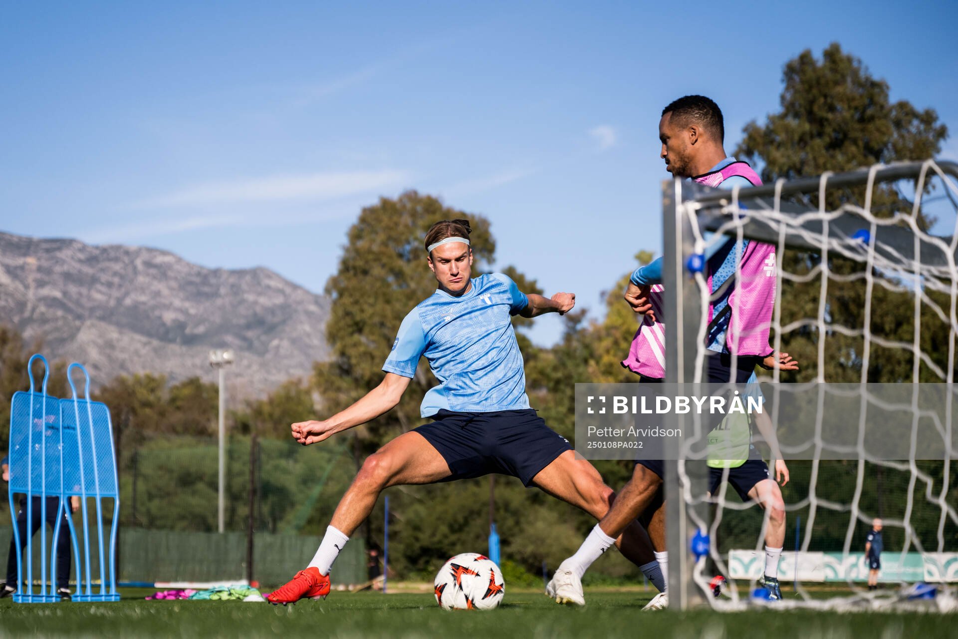 Malmö FFs Erik Botheim och Martin Olsson