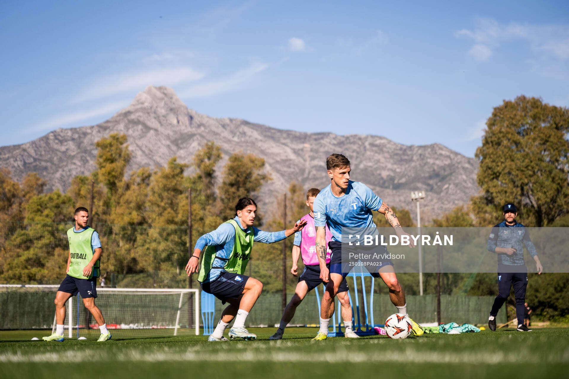 Malmö FFs Gentian Lajqi och Søren Rieks