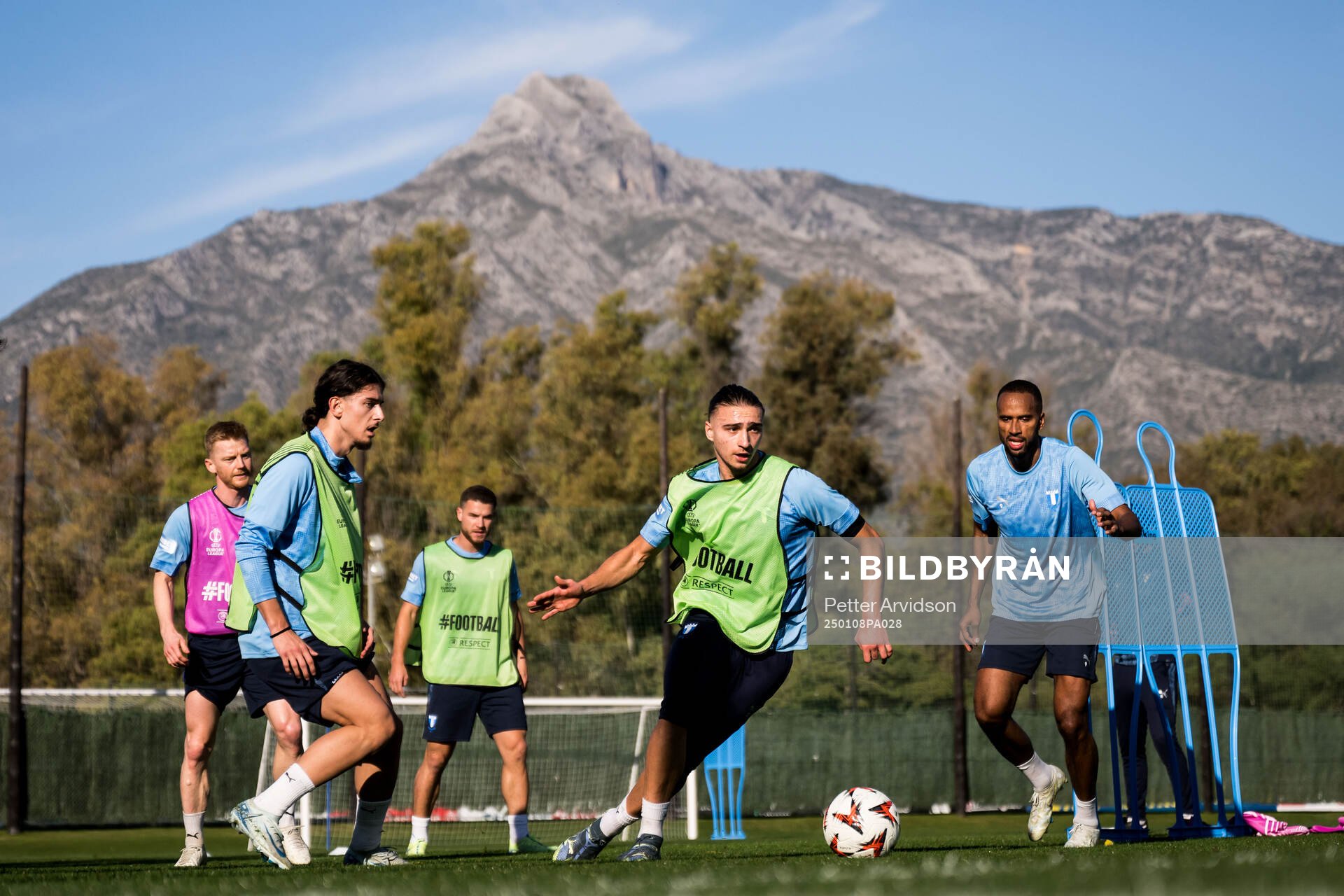 Malmö FFs Gentian Lajqi, Elison Makolli och Isaac Kiese