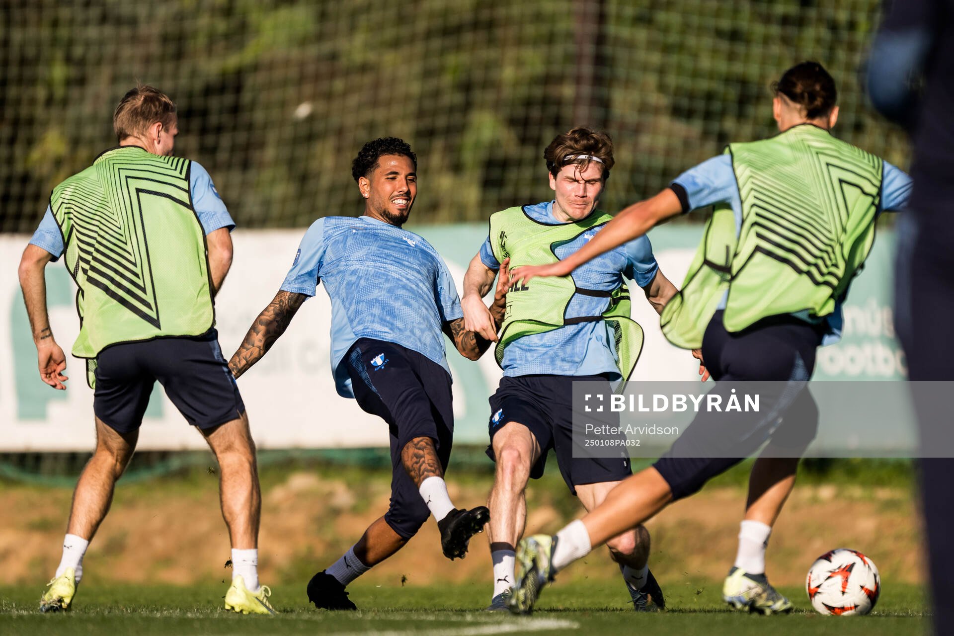 Malmö FFs Sergio Pena och Oliver Berg