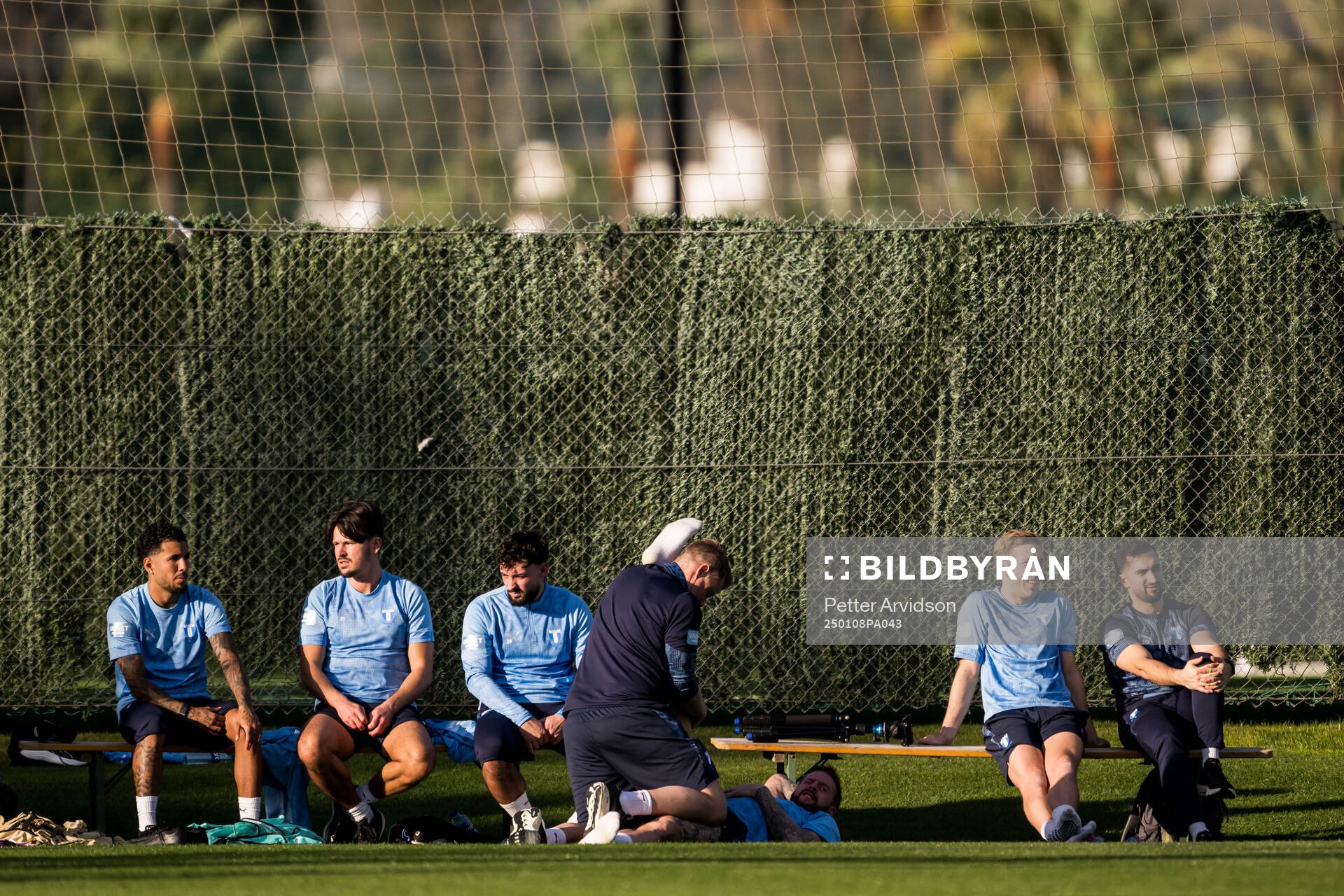 Malmö FFs Sergio Pena, Stefano Vecchia, Sead Haksabanovic,