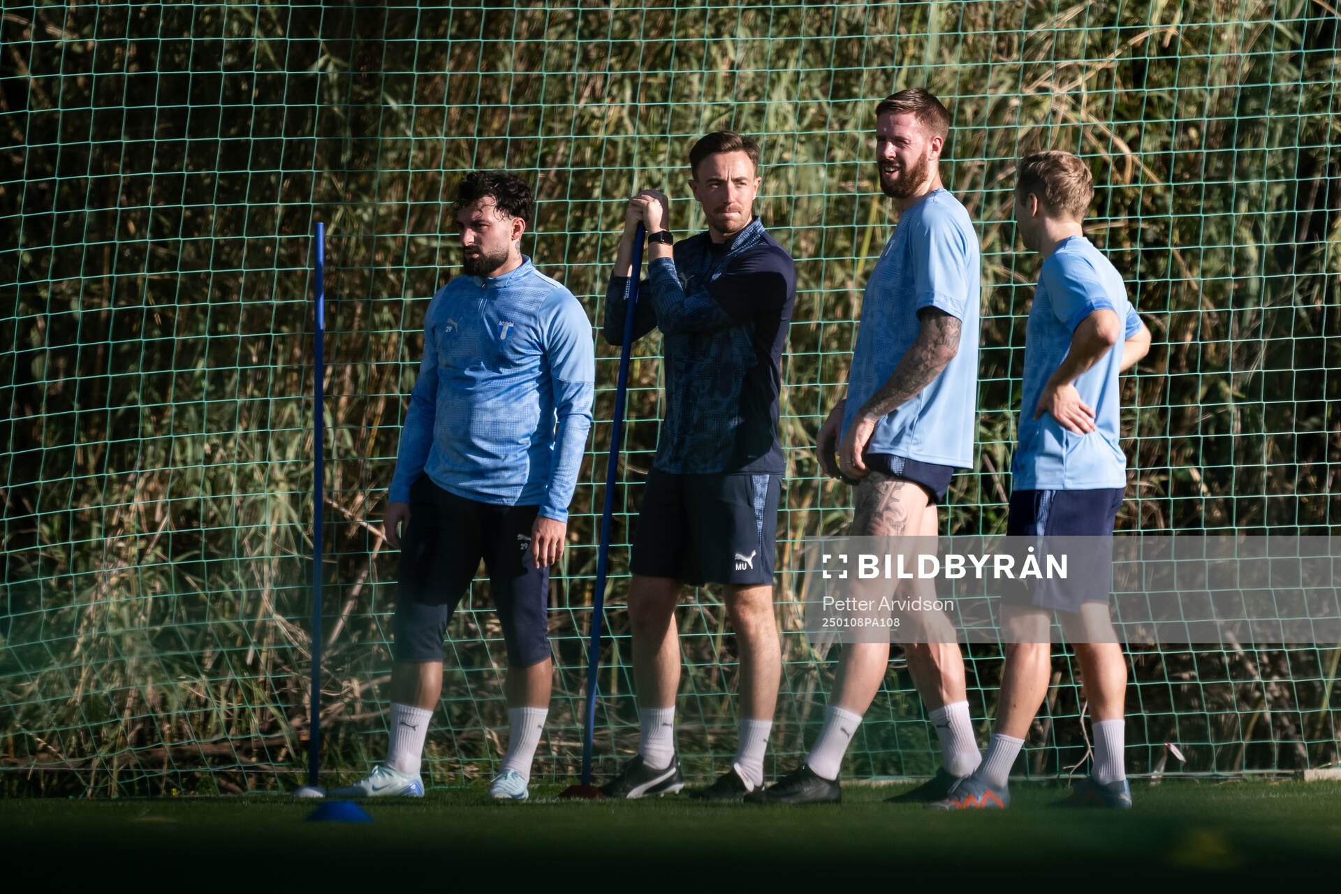 Sead Haksabanovic, fystränare Matt Umney, Pontus Jansson
