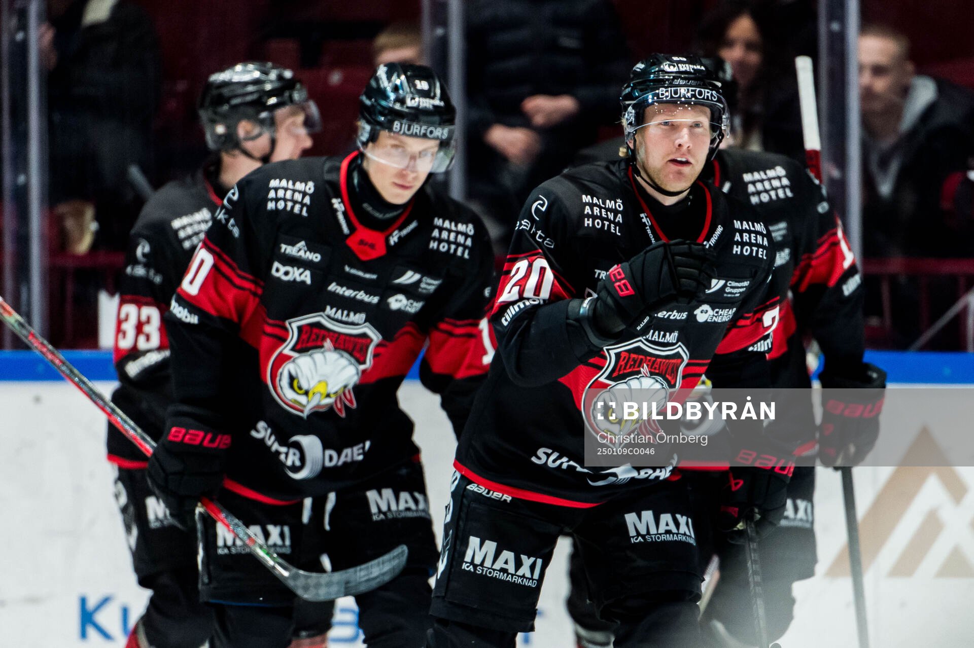 Malmö Redhawks Thomas Berg Paulsen jublar