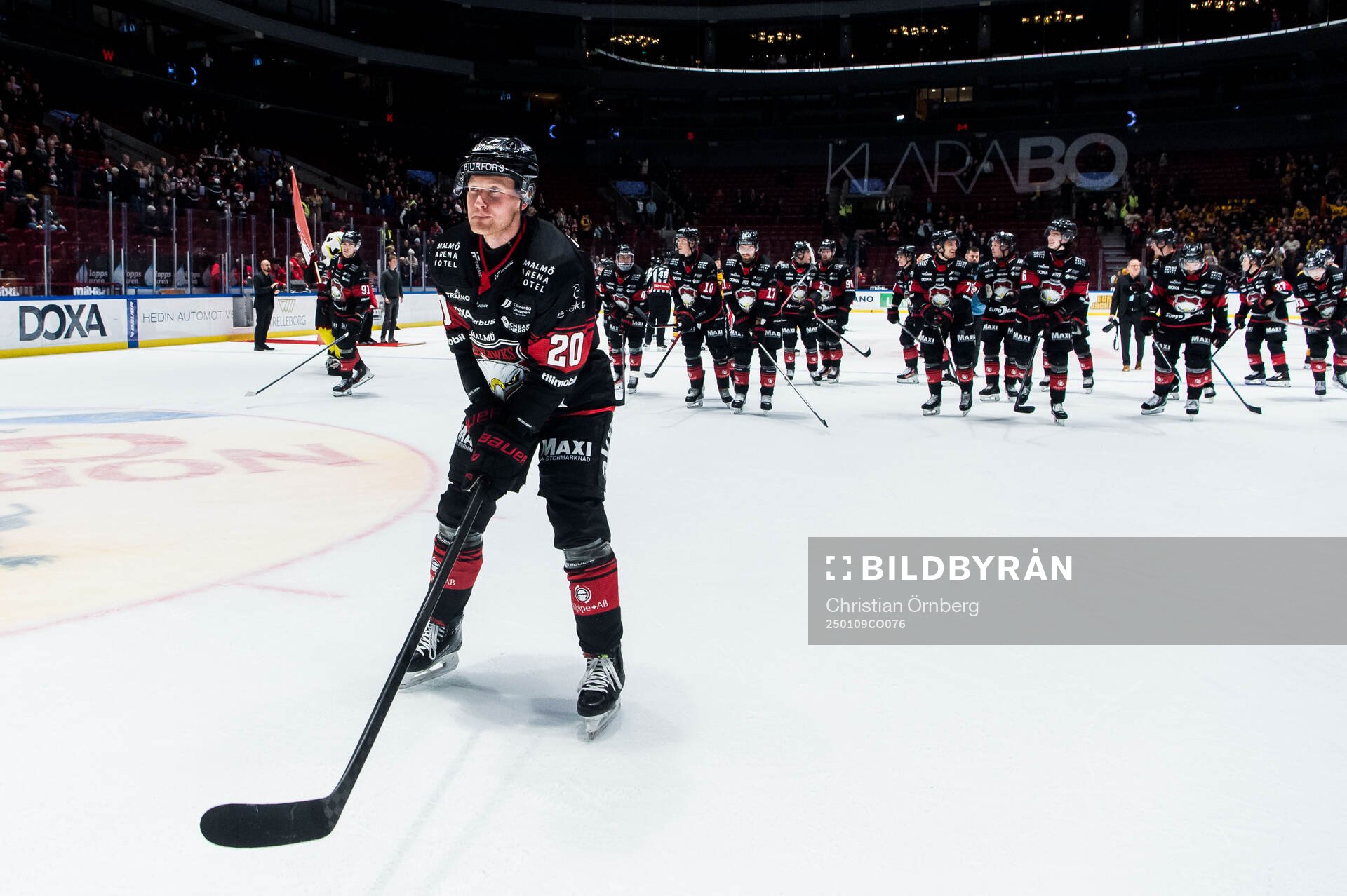 Malmö Redhawks Thomas Berg Paulsen jublar