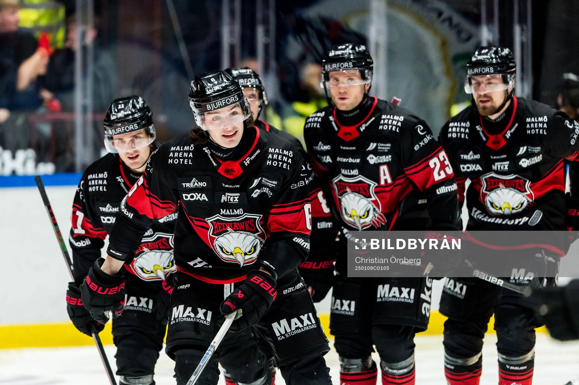 Malmö Redhawks Dominik Badinka jublar
