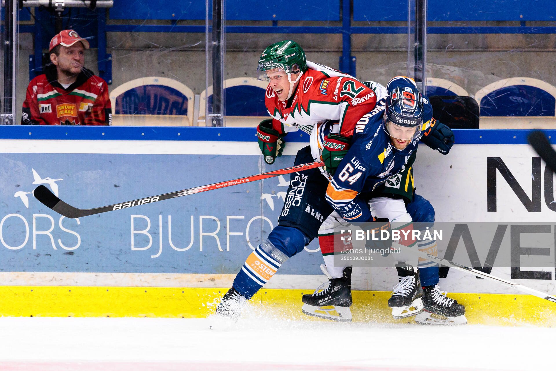 Frölundas Max Friberg och Växjös Eric Martinsson