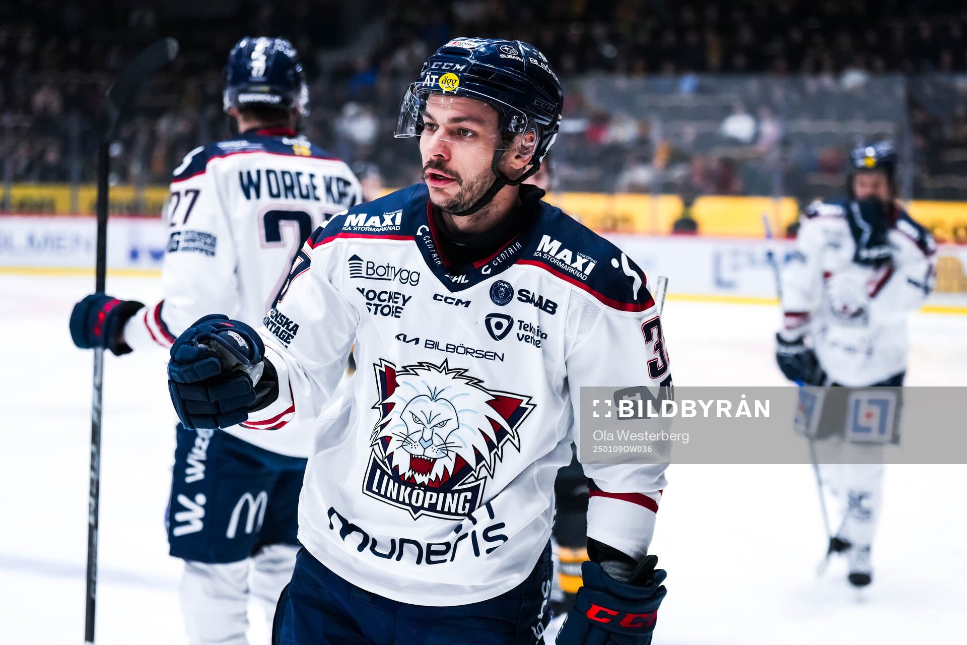 Linköpings Ty Rattie jublar