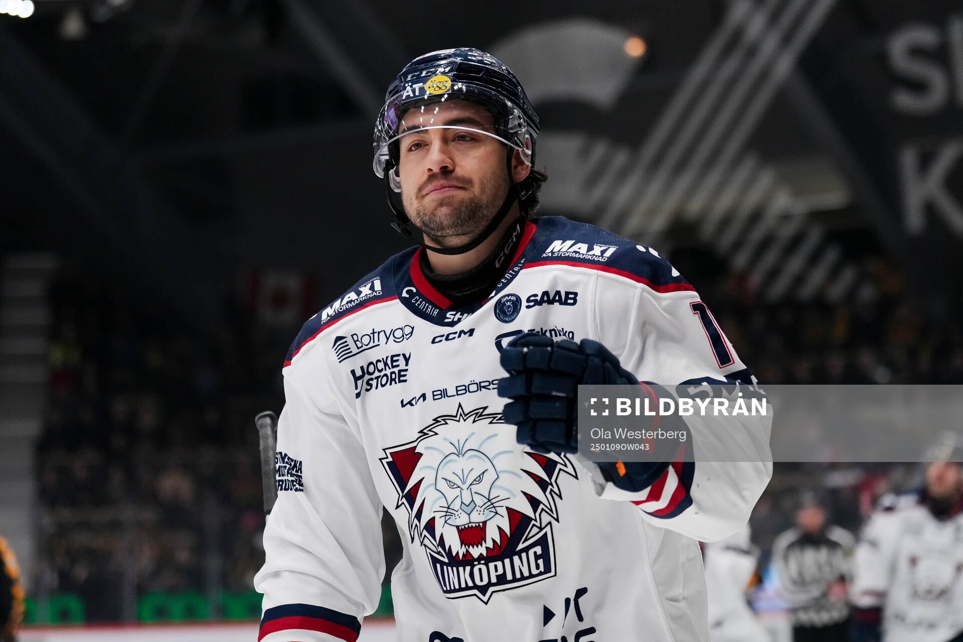 Linköpings Remi Elie jublar