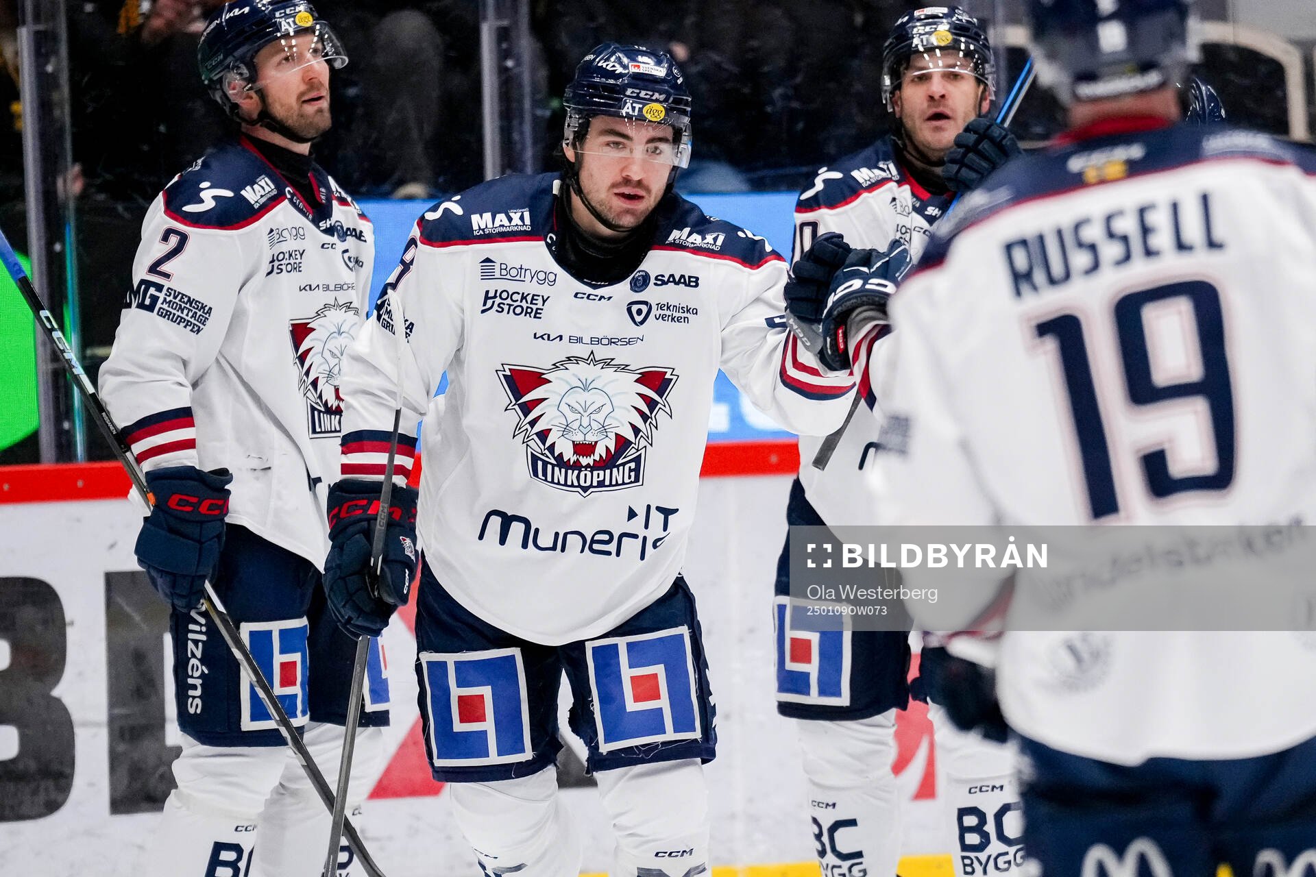 Linköpings Remi Elie jublar