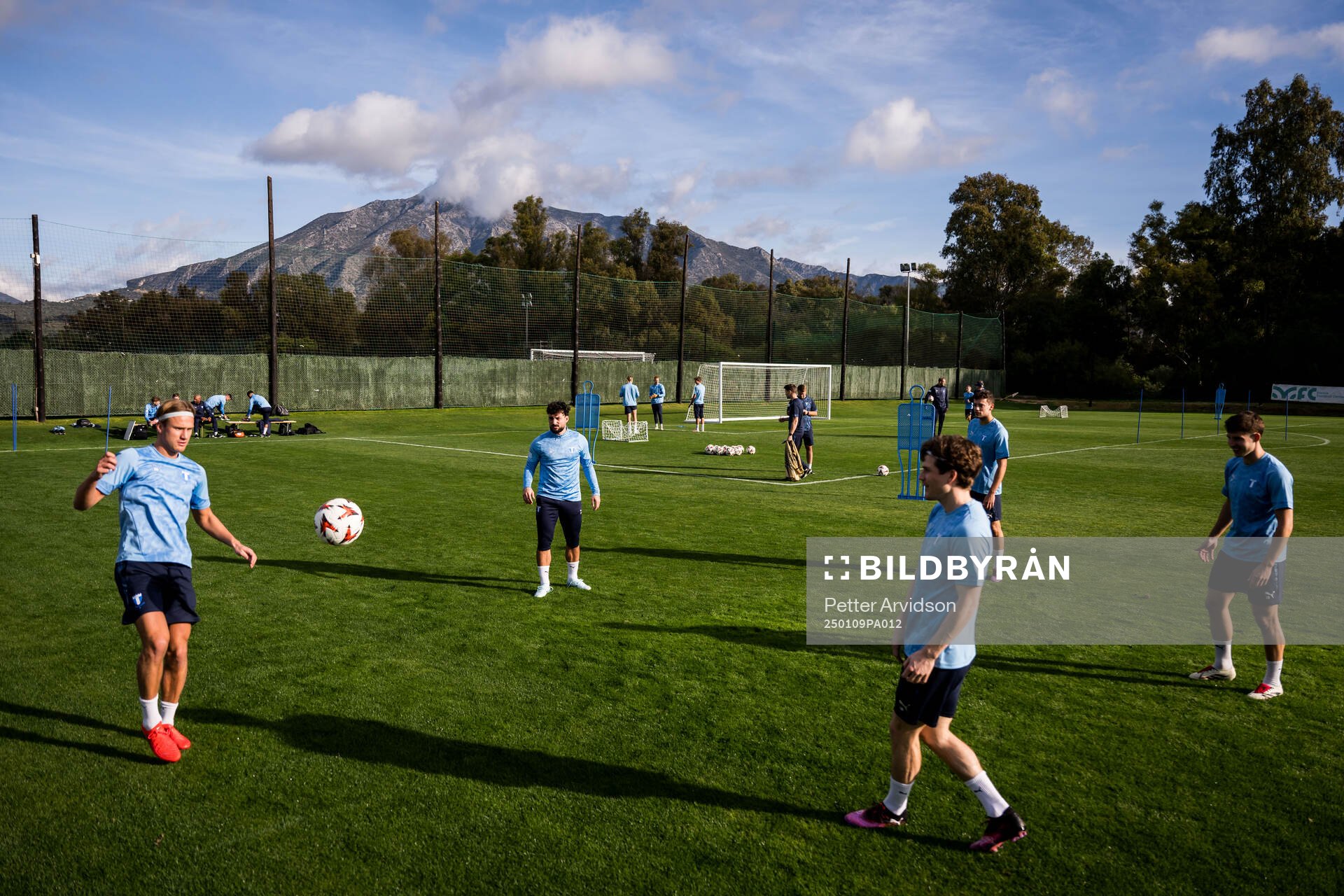 Malmö FFs Erik Botheim, Sead Haksabanovic, Oliver Berg,