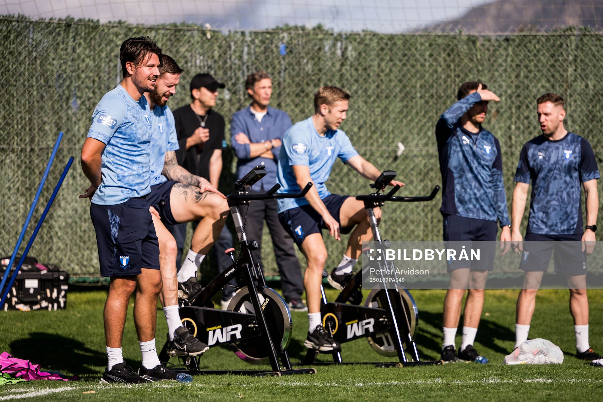 Malmö FFs Stefano Vecchia, Pontus Jansson och Anton
