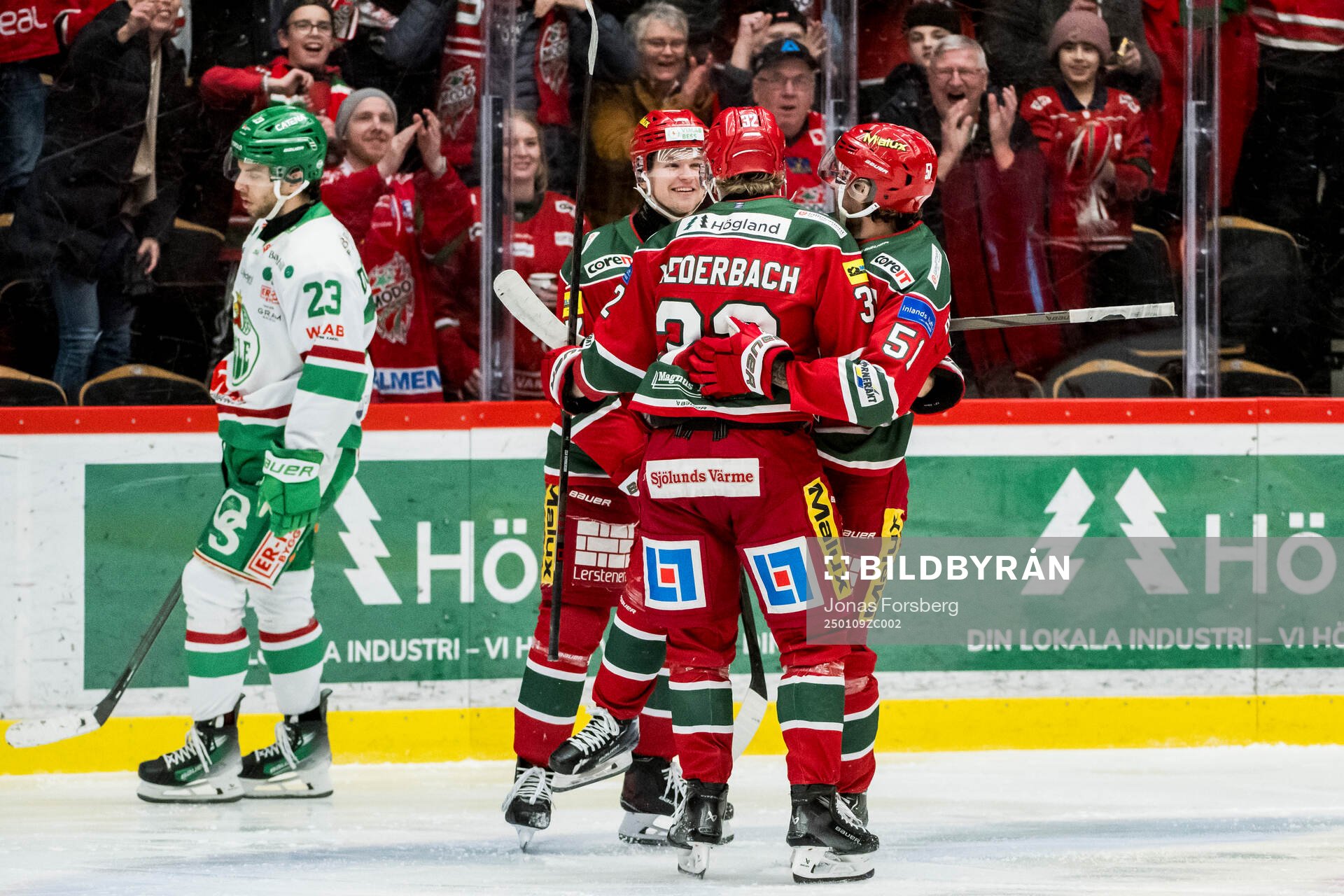 Modos Victor Berglund jublar