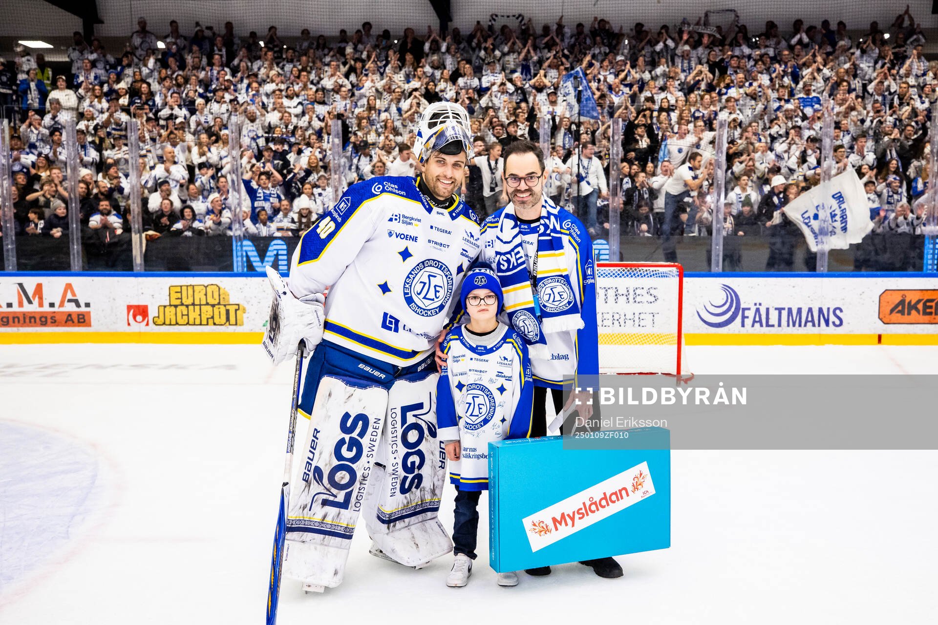 Leksands målvakt Mantas Armalis utsedd till matchens lirare