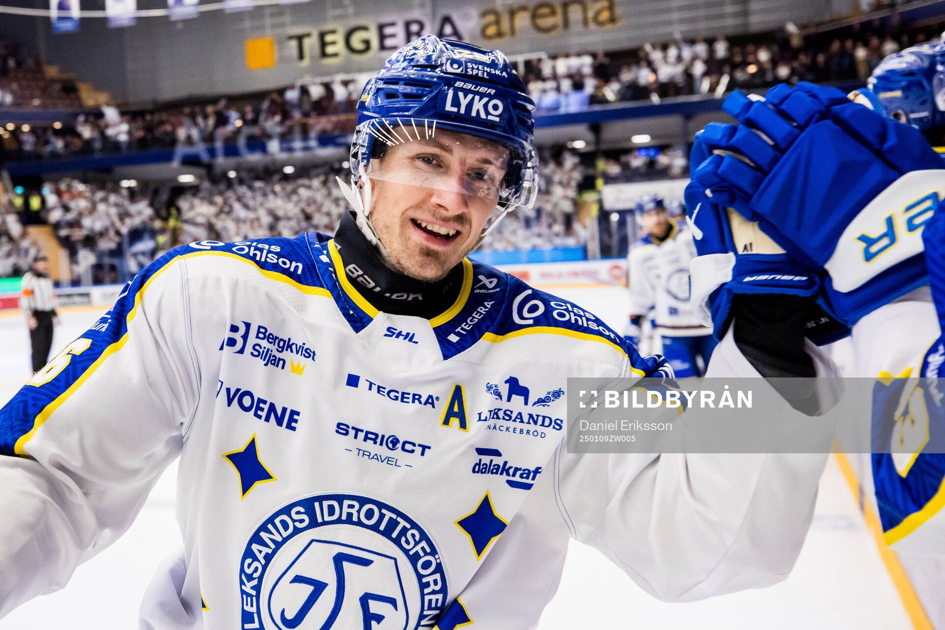 Leksands Patrik Norén jublar
