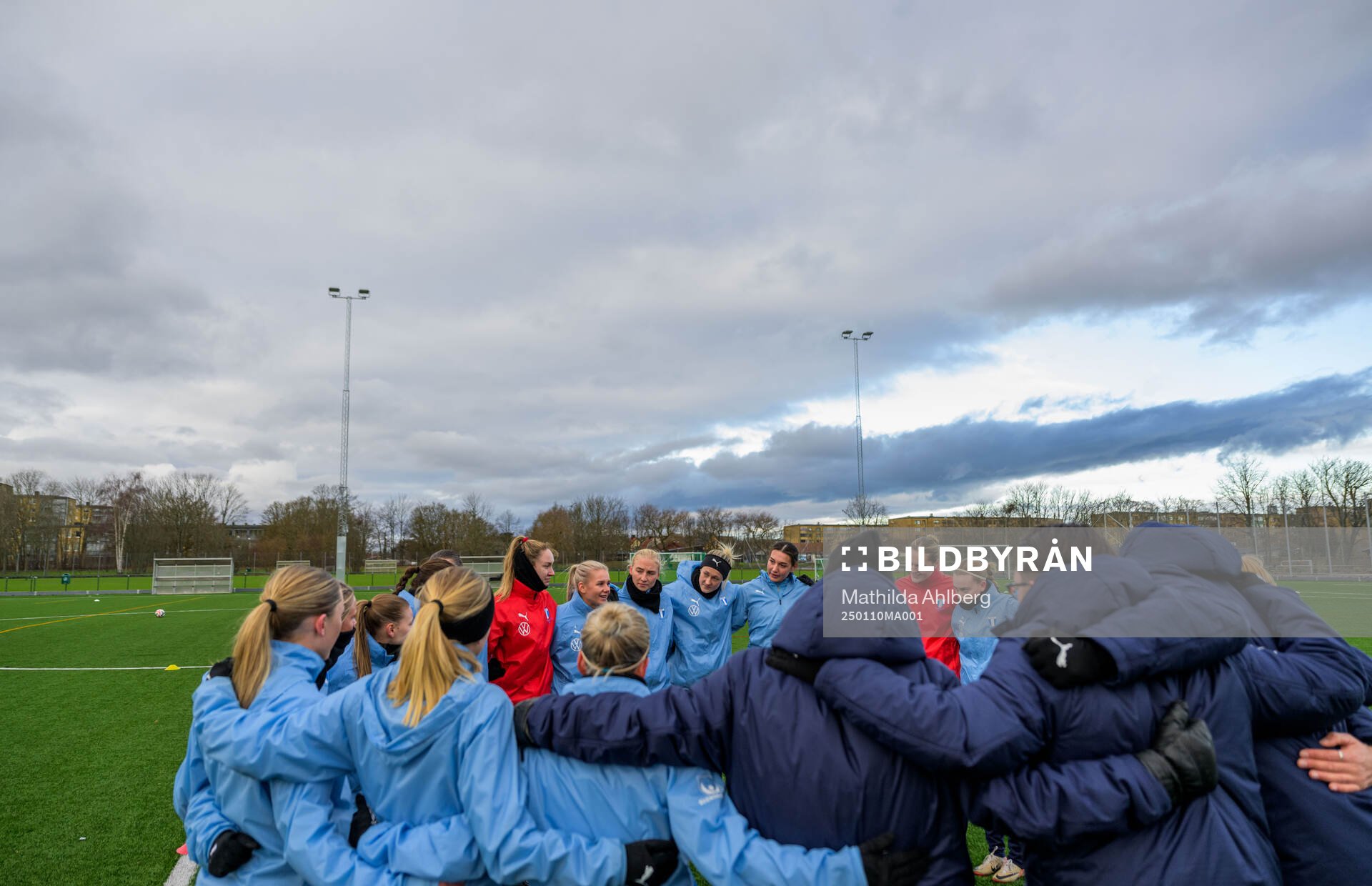 Malmö FFs spelare och ledare samlade