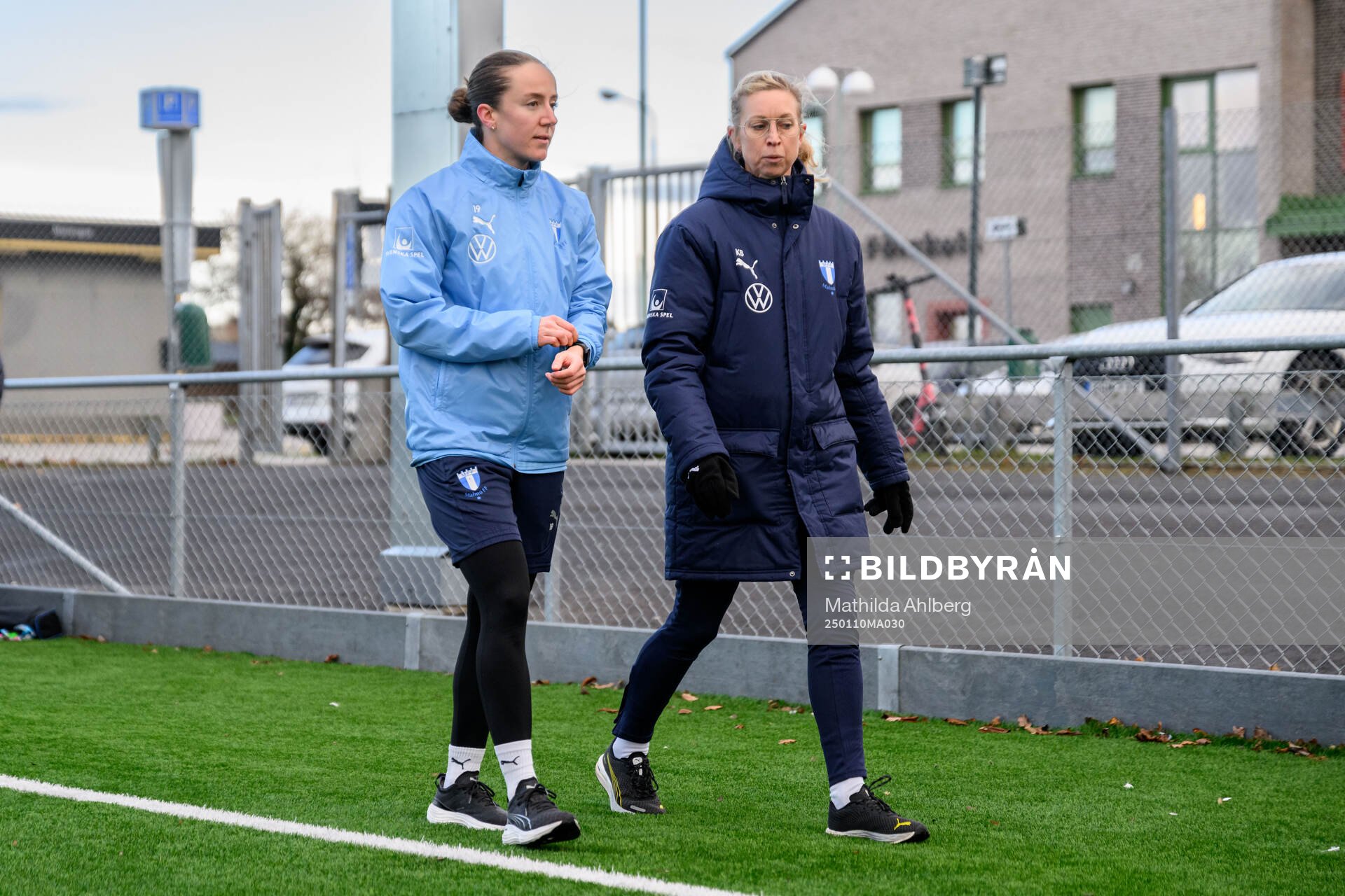 Anna Plantin och fysioterapeut Karin Boman