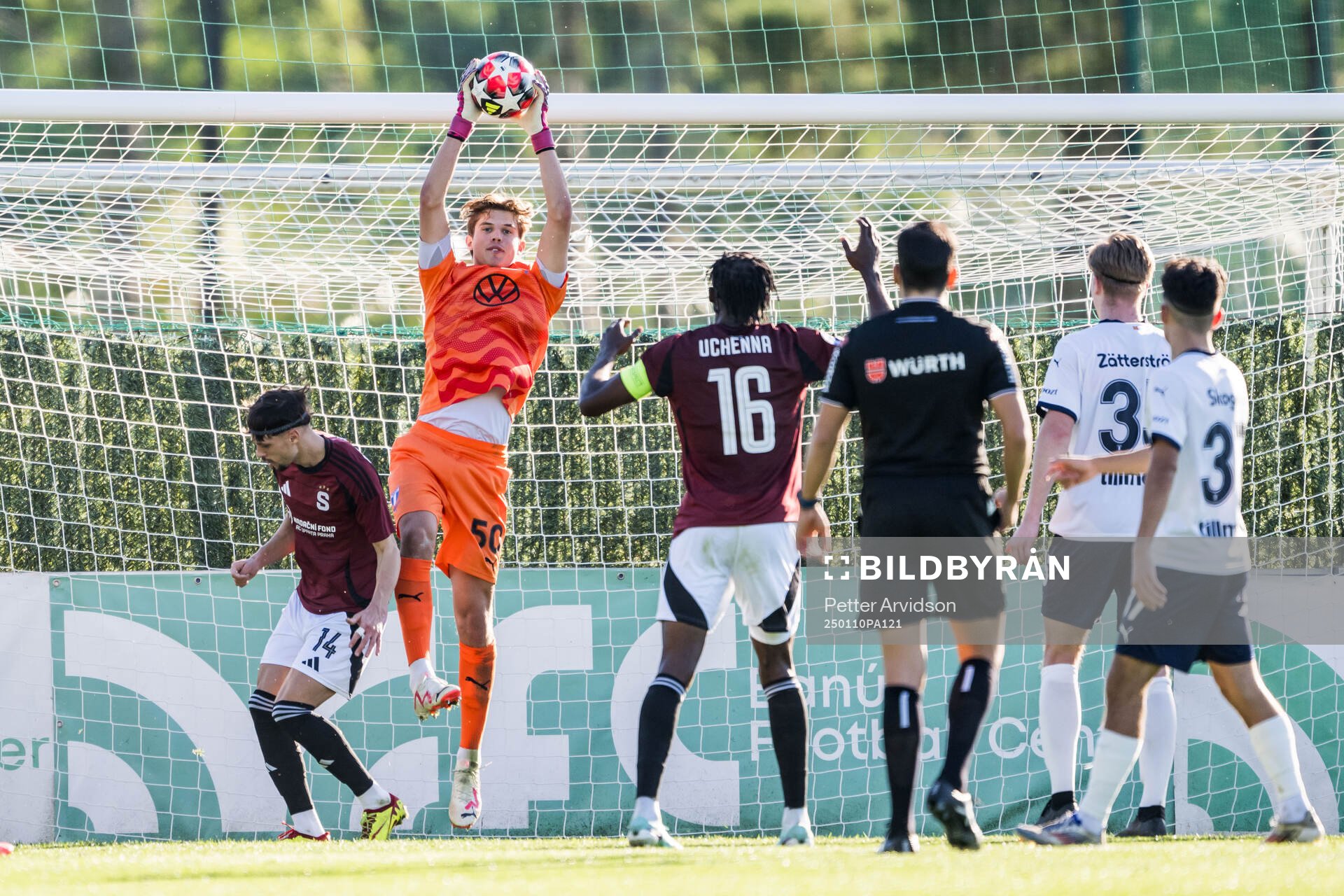 Goalkeeper Melker Ellborg of Malmö FF