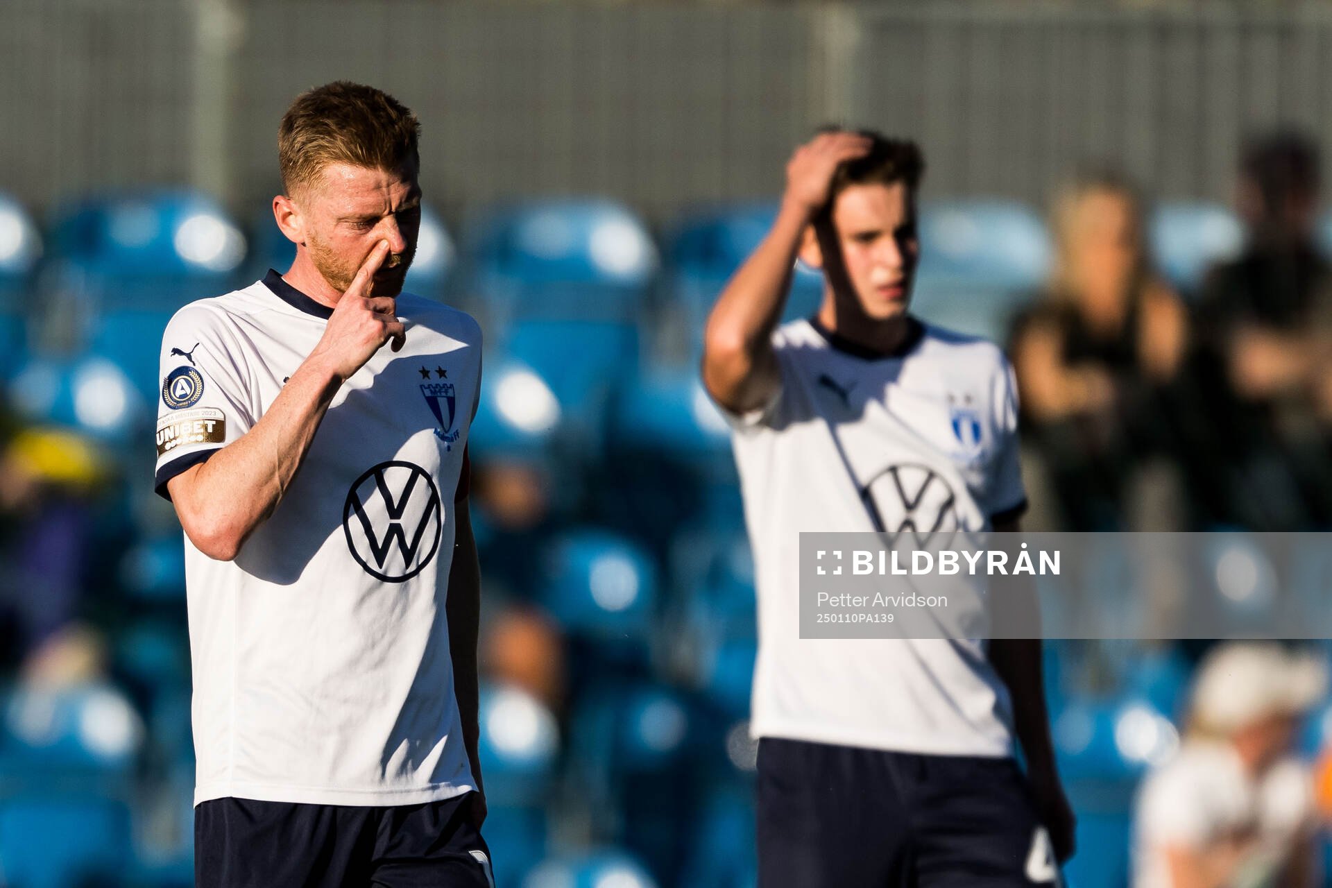 Anders Christiansen of Malmö FF looks dejected