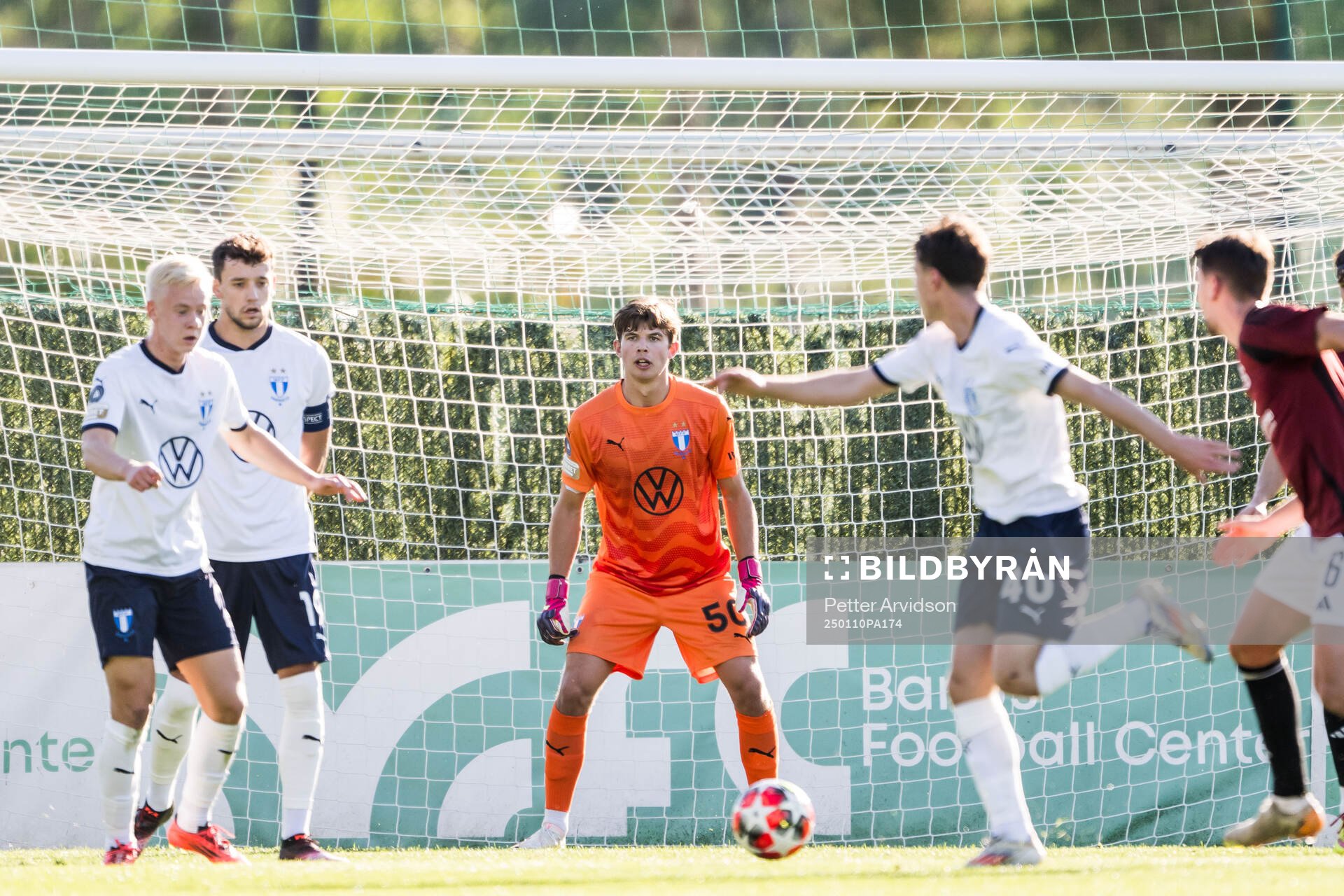 Goalkeeper Melker Ellborg of Malmö FF