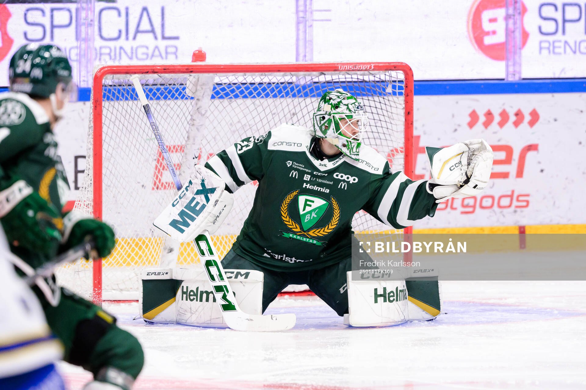 Färjestads målvakt Maxime Lagacé