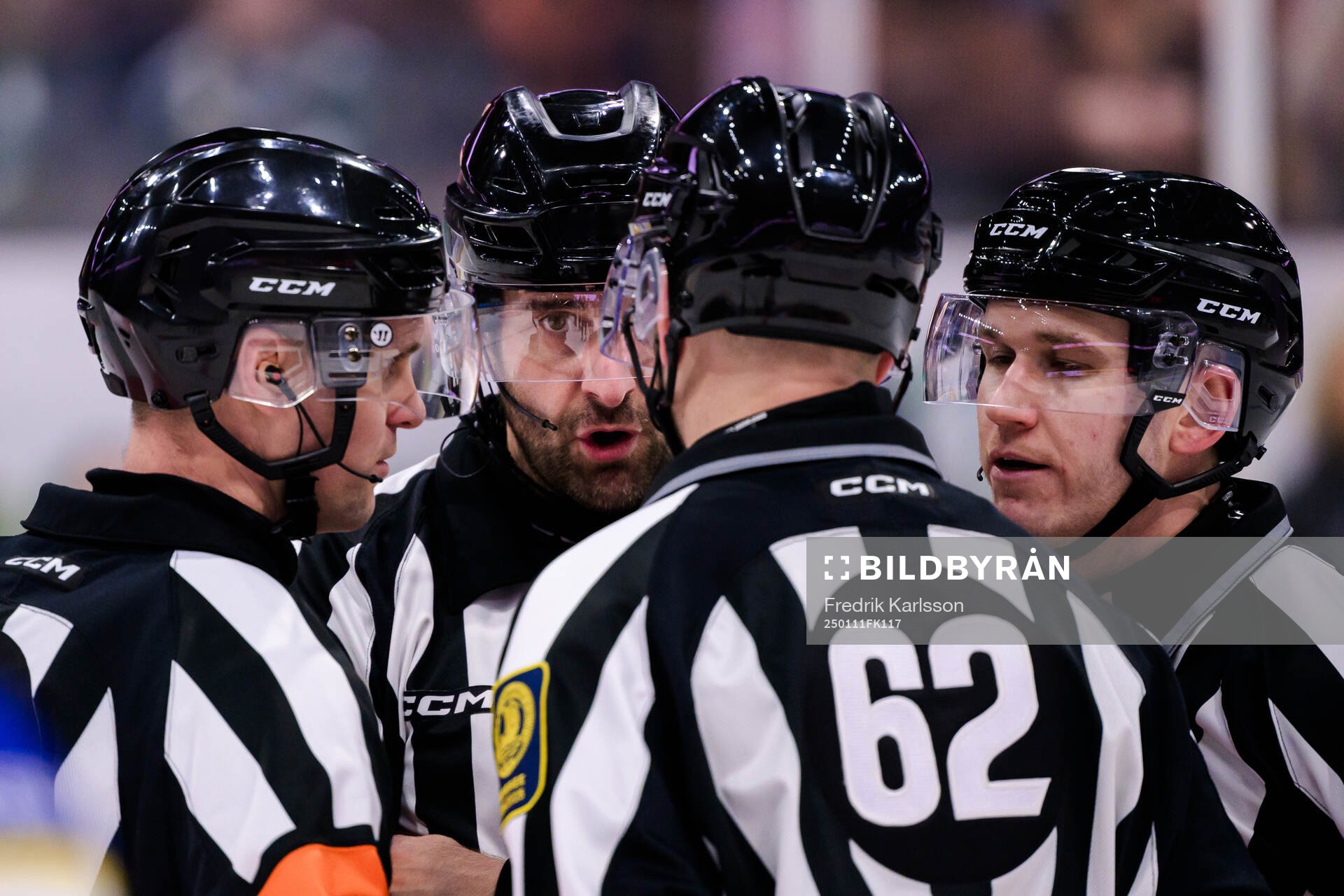 Domare Stefan Leijonklo och Domare Mikael Sjöqvist