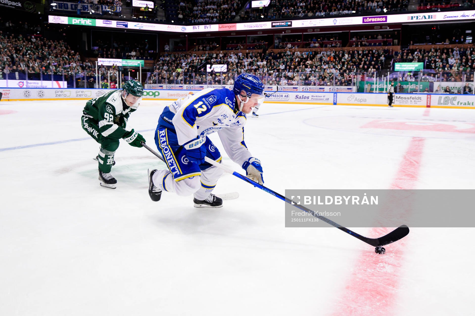 Färjestads Lucas Forsell Leksands Kalle Östman