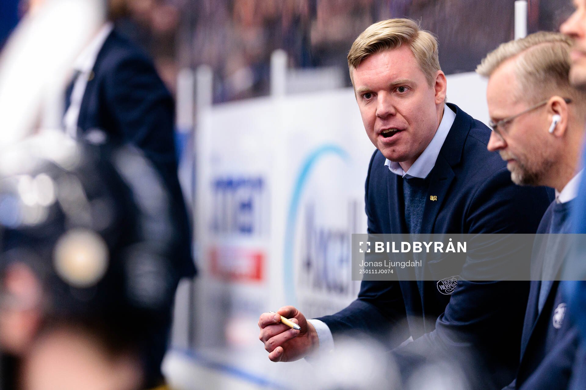 HV71s tränare Anton Blomqvist