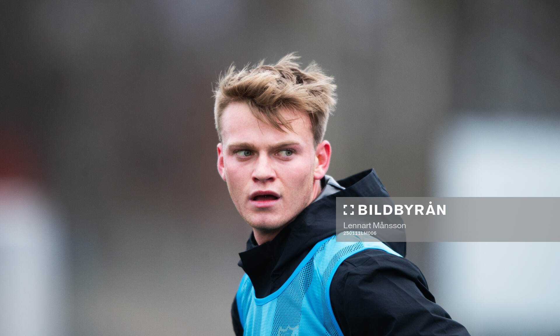 IFK Hässleholms Alexander Seistam i internmatchen i