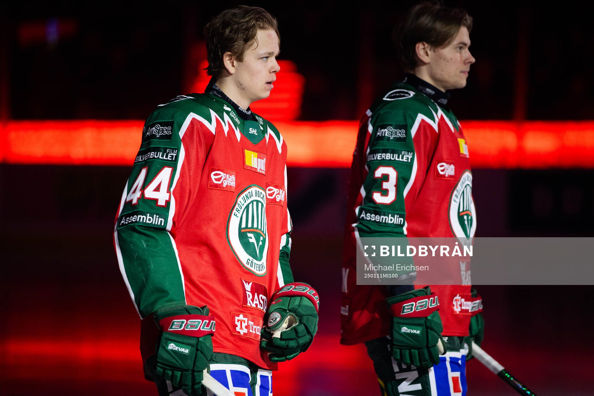 Frölundas Noah Dower Nilsson och Albin Sundin
