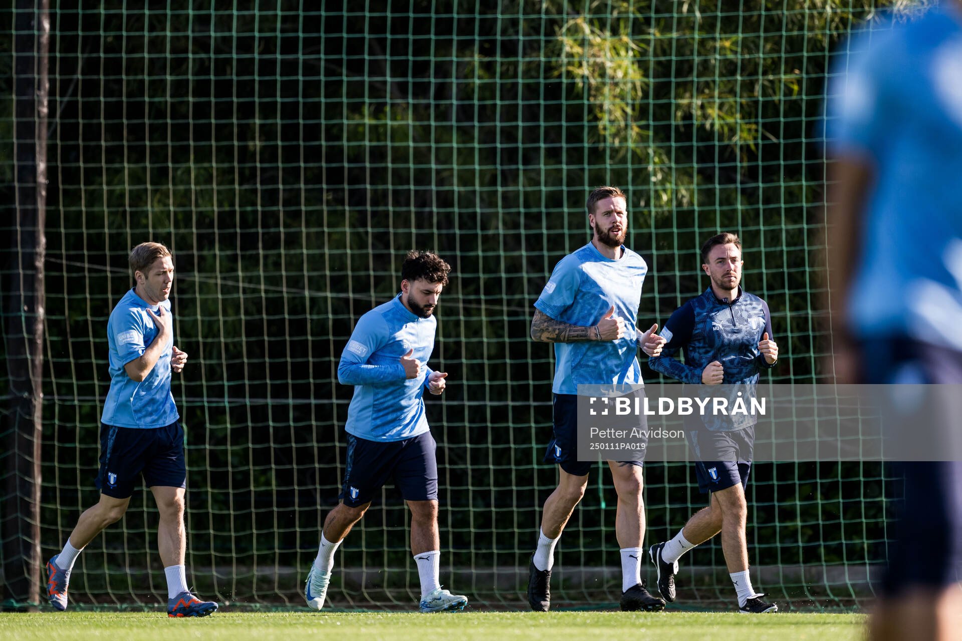 Malmö FFs Anton Tinnerholm, Sead Haksabanovic, Pontus