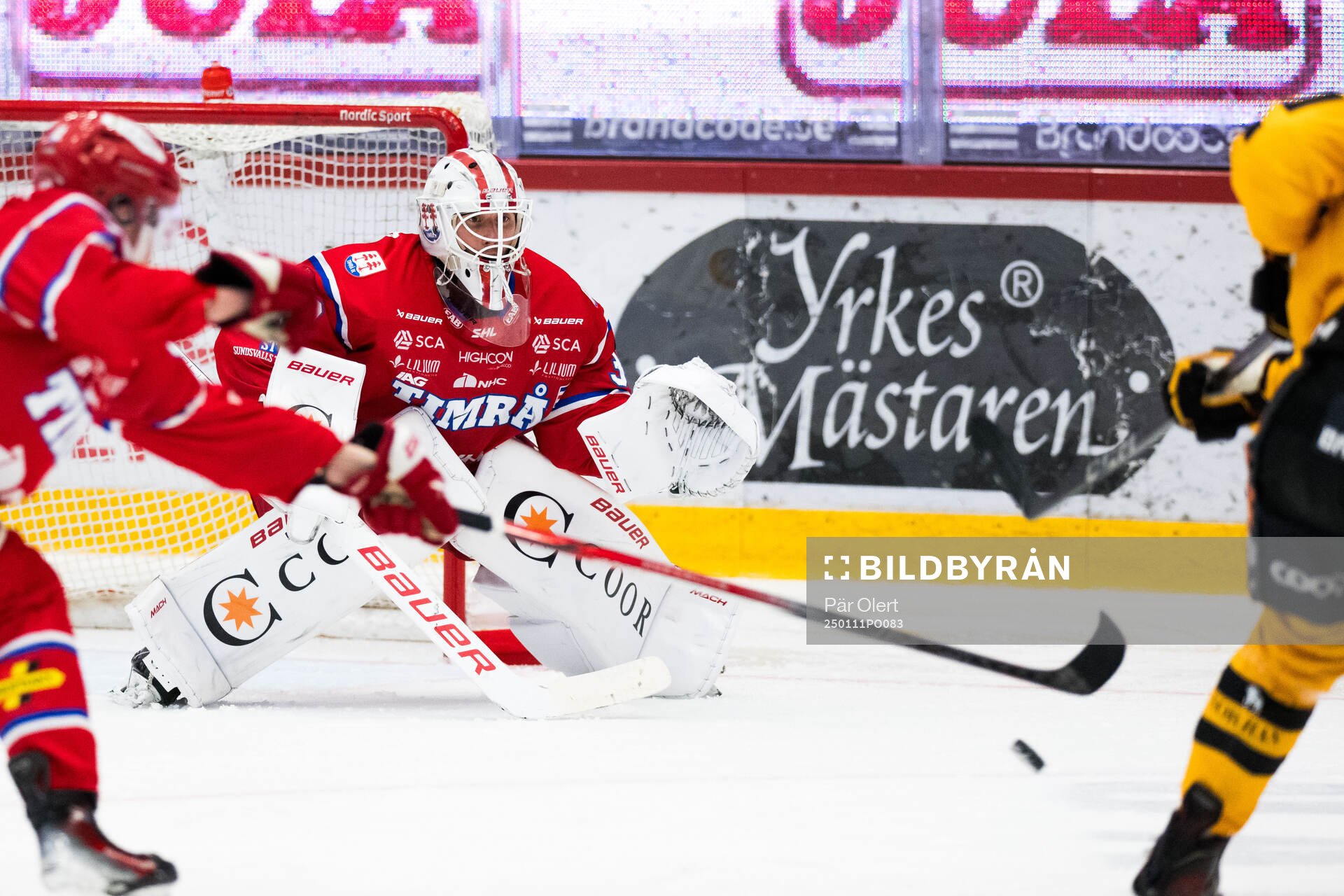 Timrås målvakt Jacob Johansson