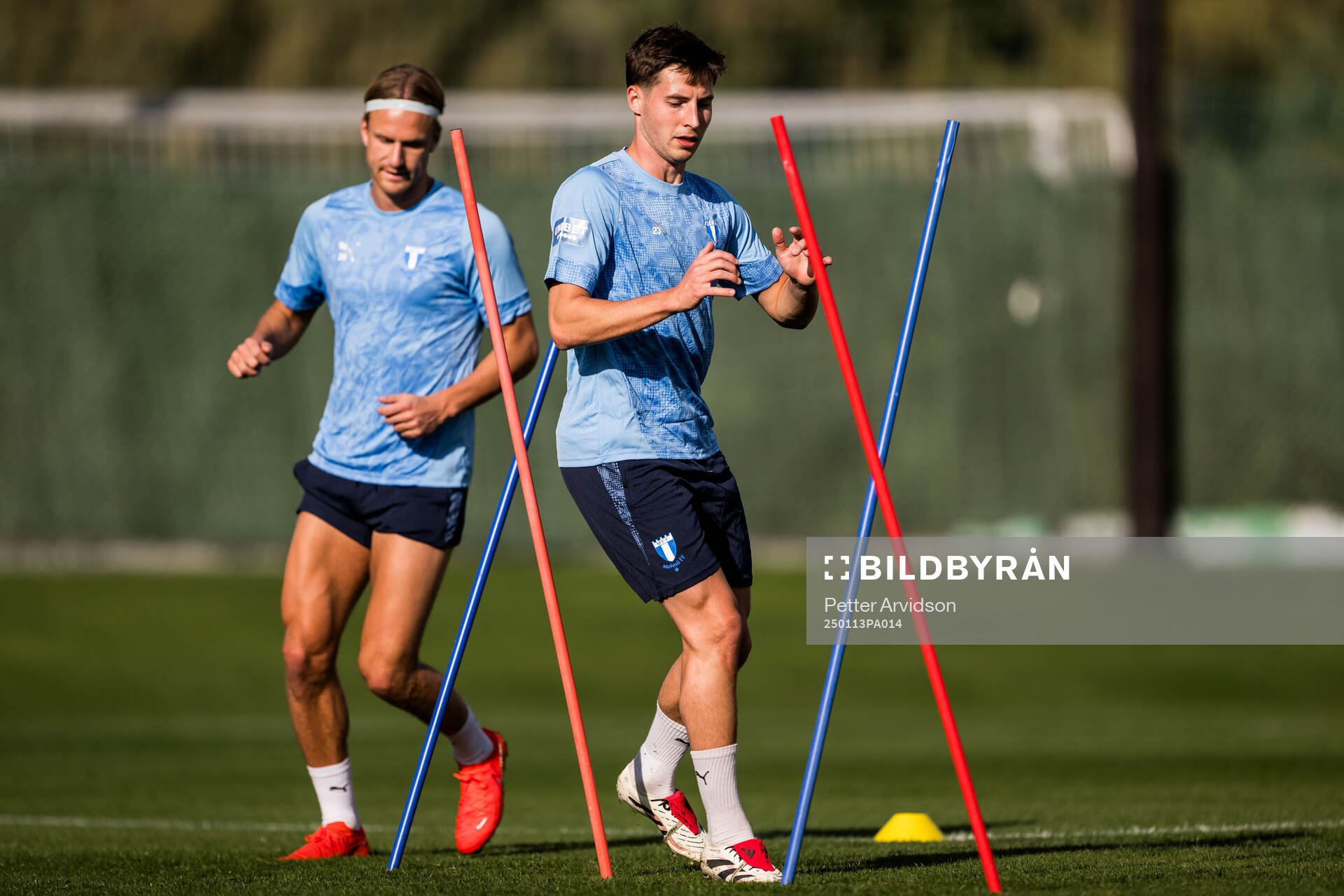 Malmö FFs Erik Botheim och Lasse Berg Johnsen