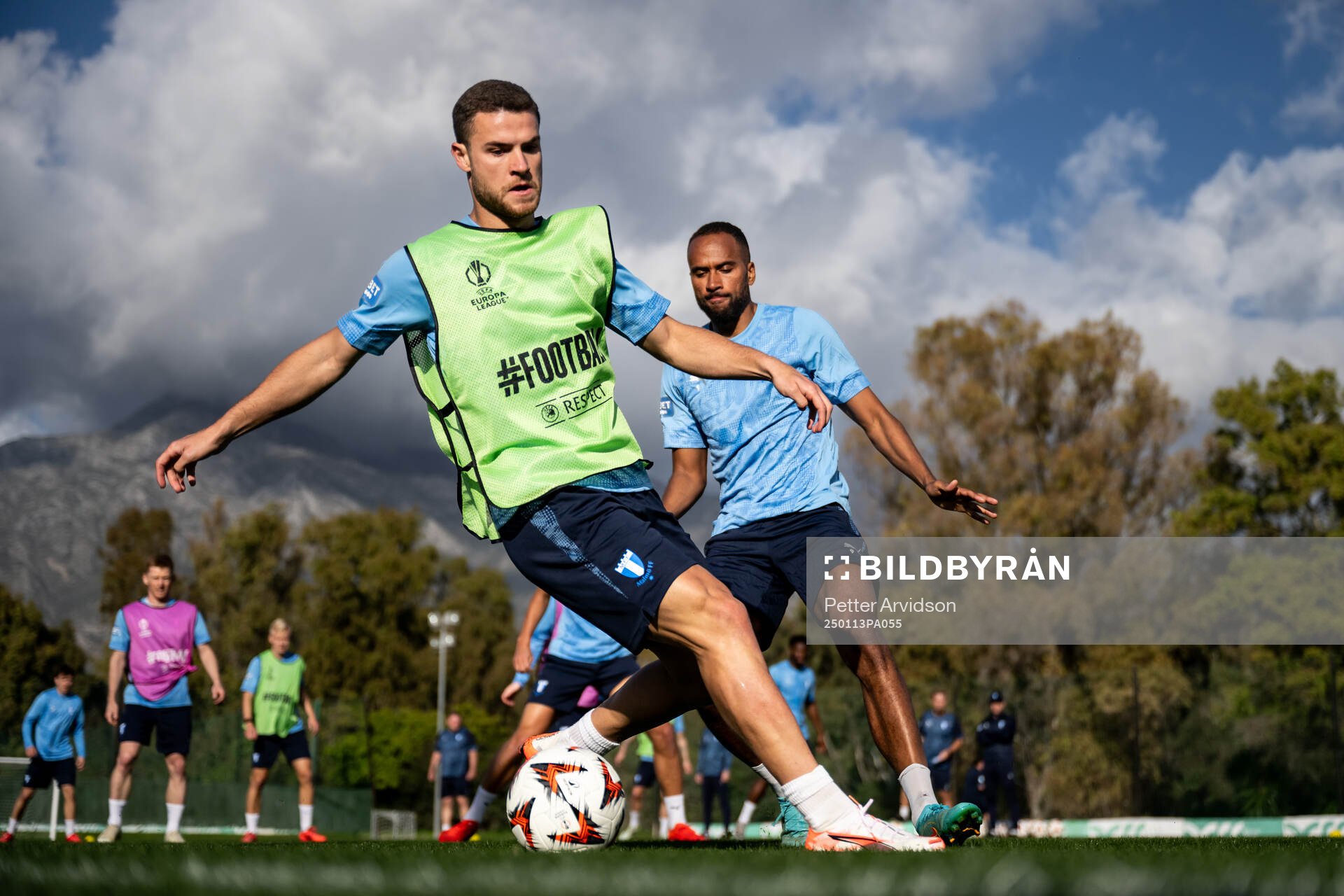 Gabriel Busanello och Isaac Kiese Thelin