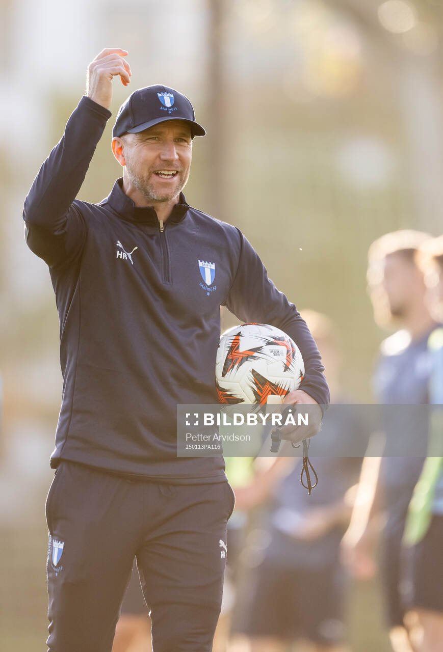 Tränare Henrik Rydström
