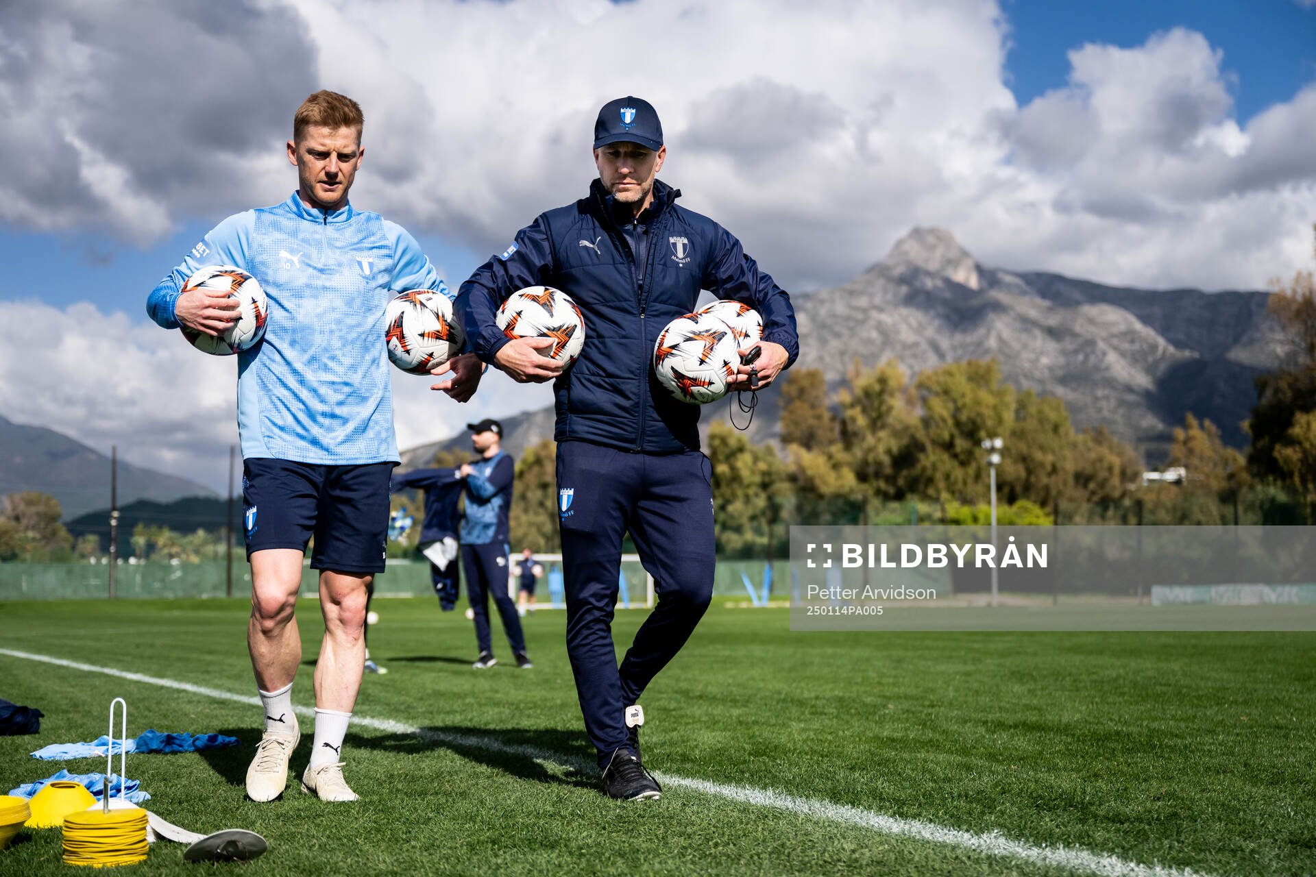 Anders Christiansen och tränare Henrik Rydström