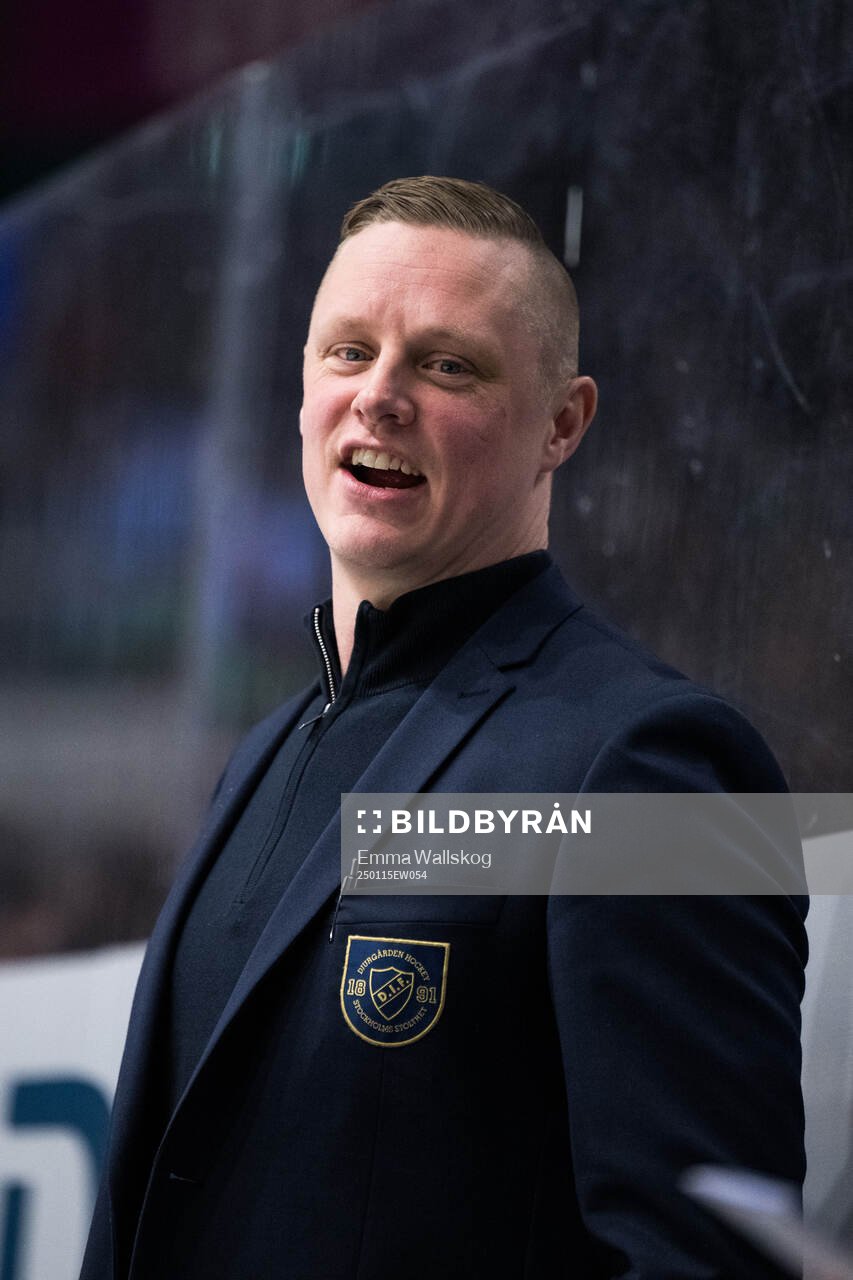 Djurgårdens tränare Robert Kimby