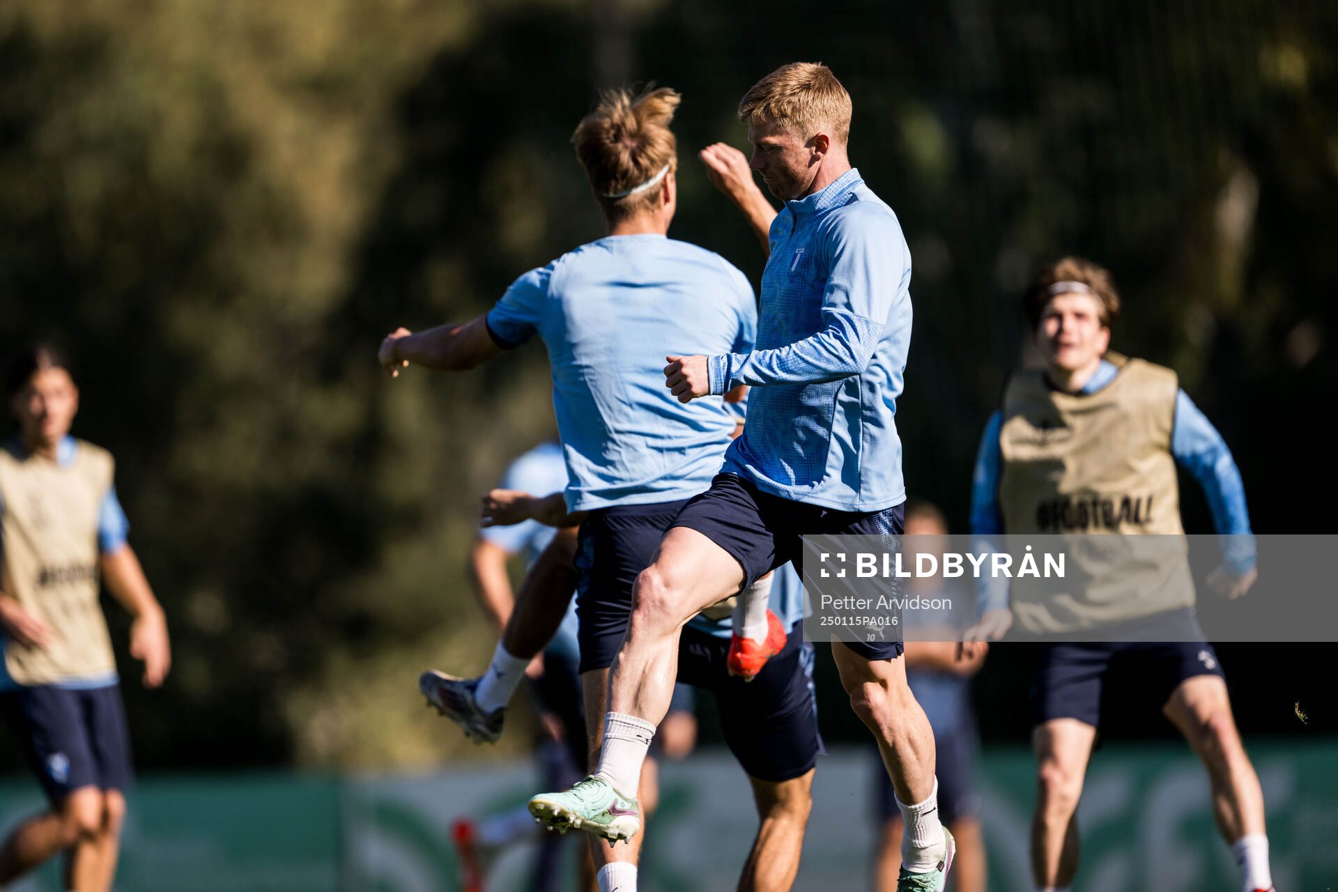Malmö FFs Anders Christiansen utgår från träningen