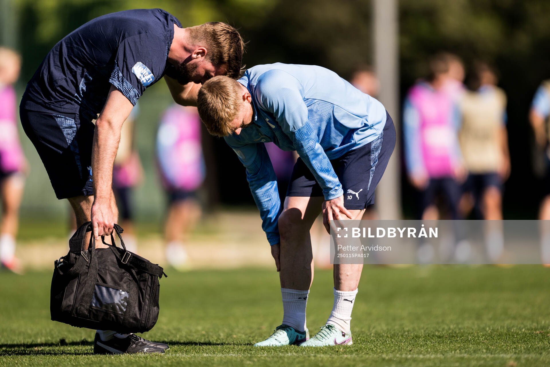 Malmö FFs Anders Christiansen får vård