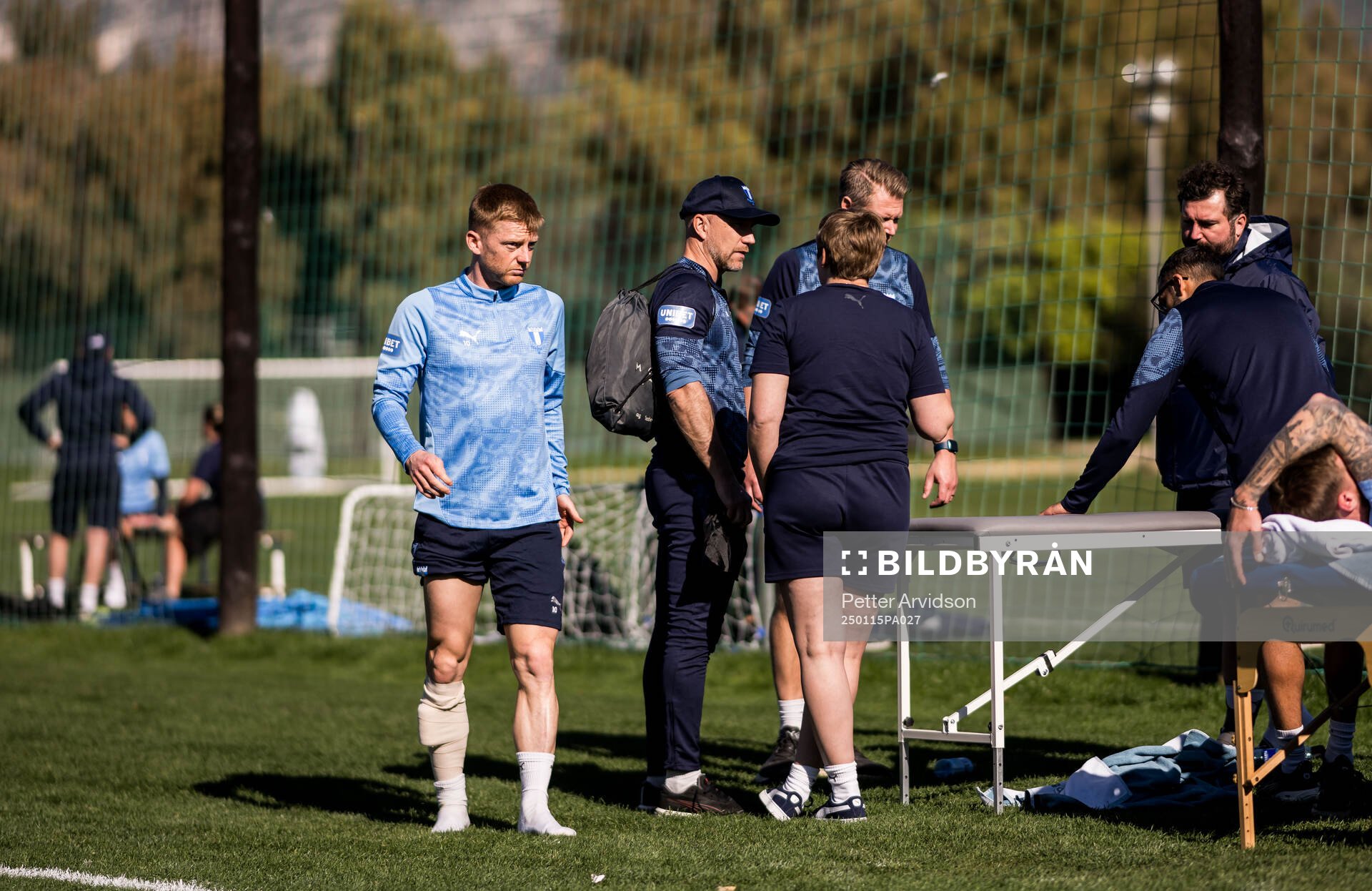 Malmö FFs Anders Christiansen och tränare Henrik Rydström