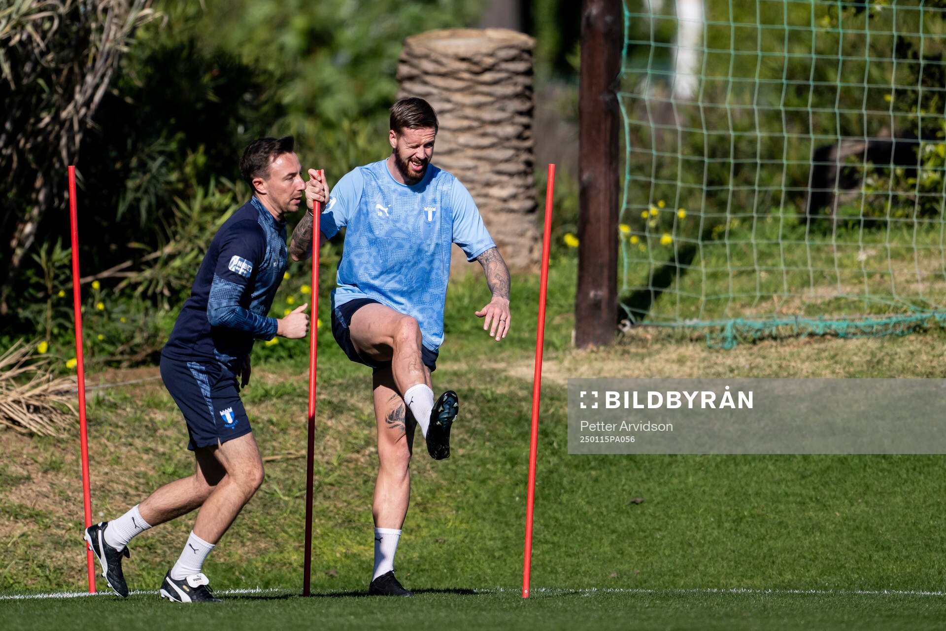 Fystränare Matt Umney och Pontus Jansson
