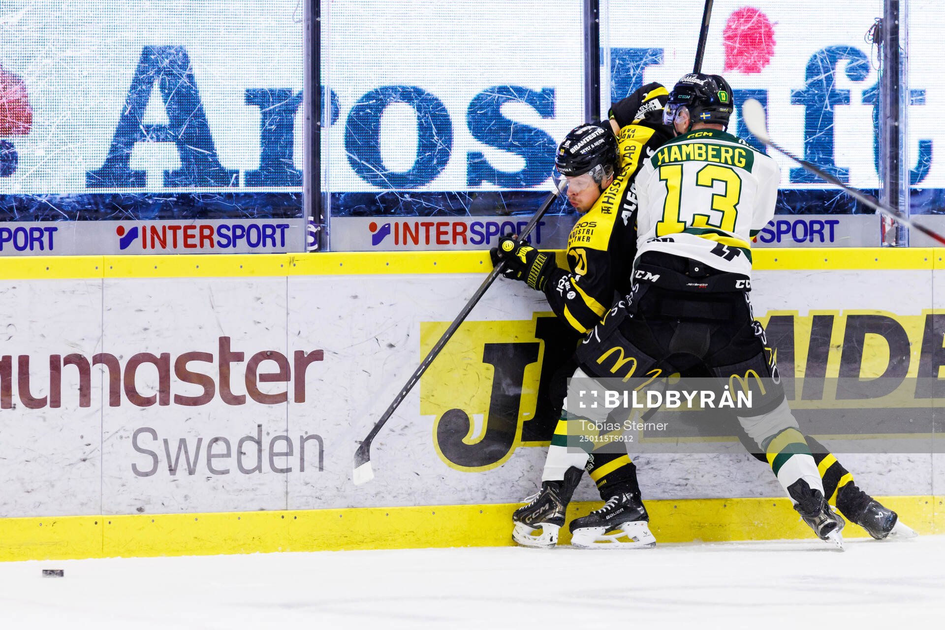 Västerås Jimmie Jansson och Östersunds Isac Hamberg