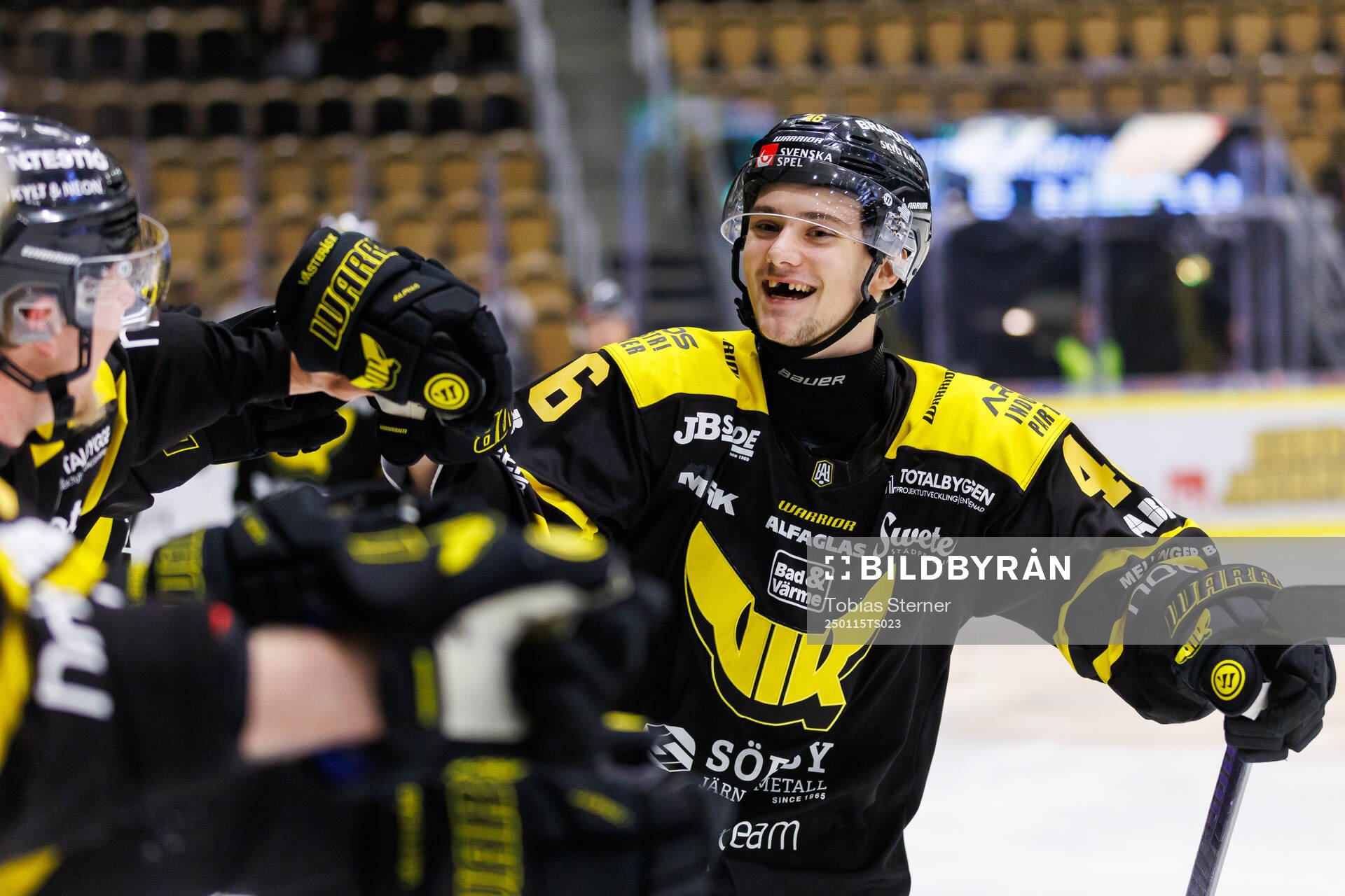 Västerås Svante Sjödin jublar