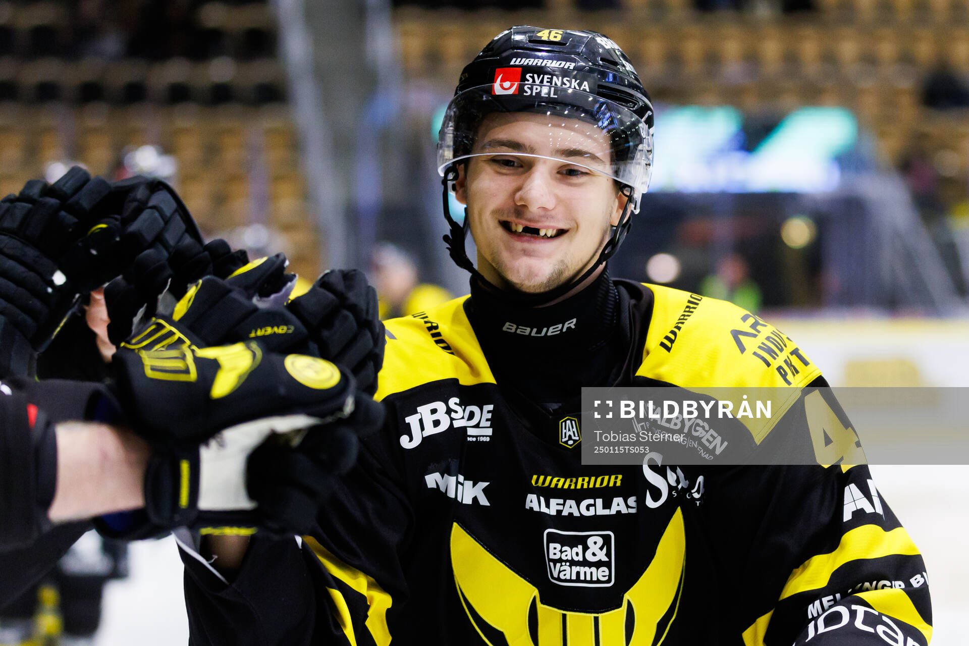 Västerås Svante Sjödin jublar