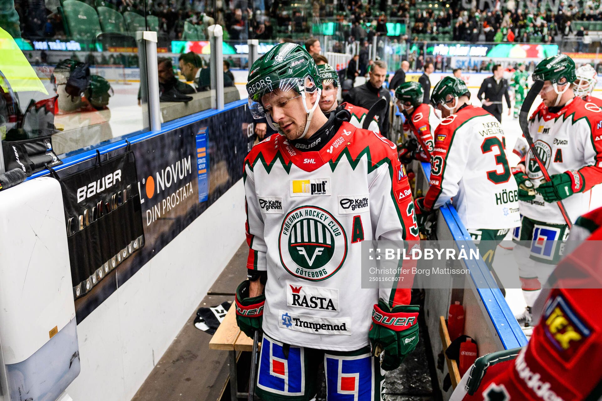 Frölundas Nicklas Lasu deppar