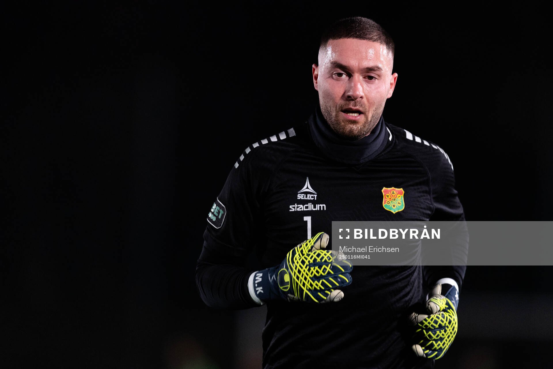 GAIS målvakt Mergim Krasniqi